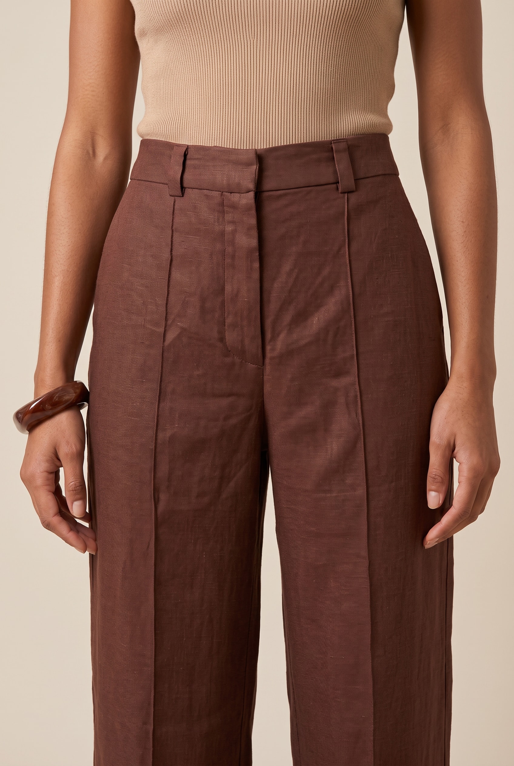 Pantalona Linho Lust Chocolate