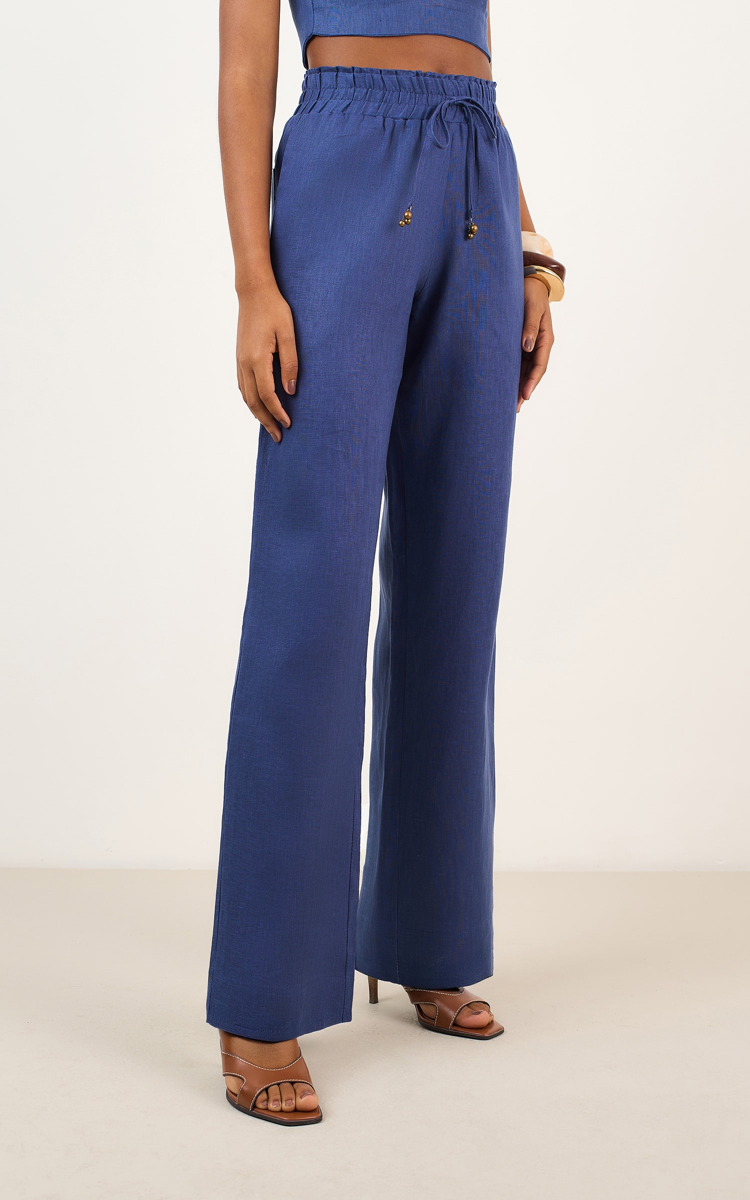 Pantalona Linho Mam Marinho