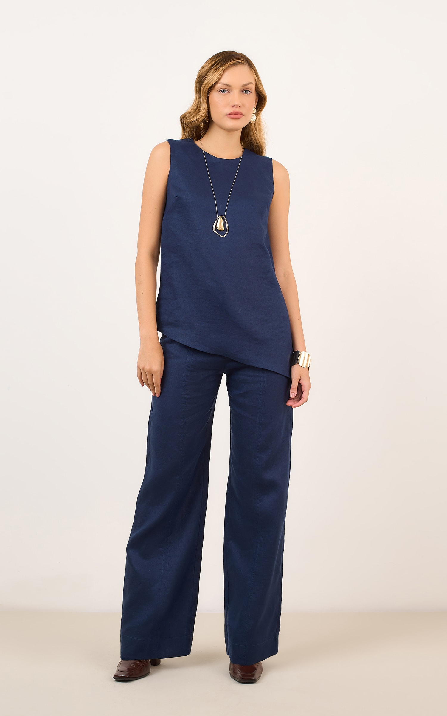 Pantalona Lungo Marinho