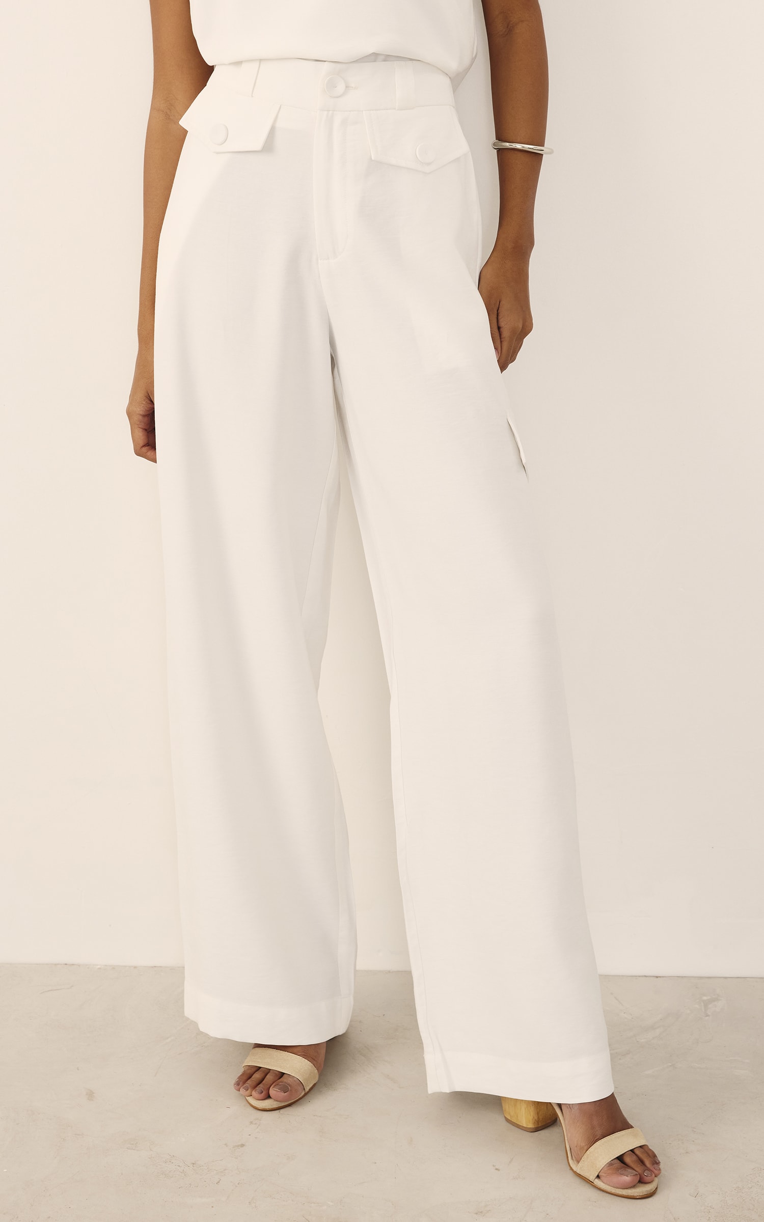 Pantalona Mind Off White