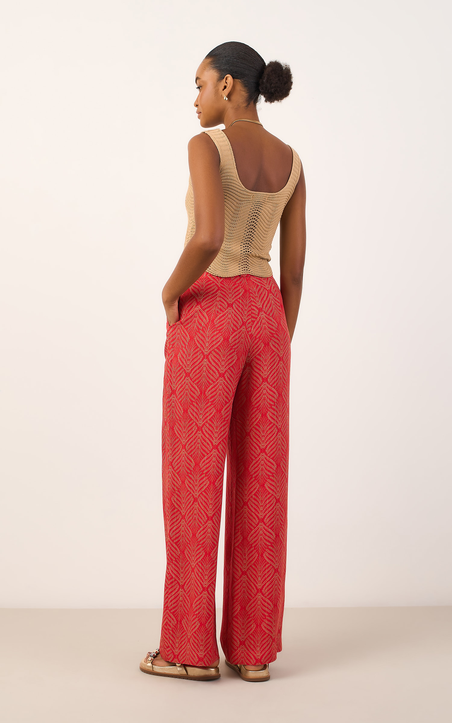 Pantalona Nara Vermelho