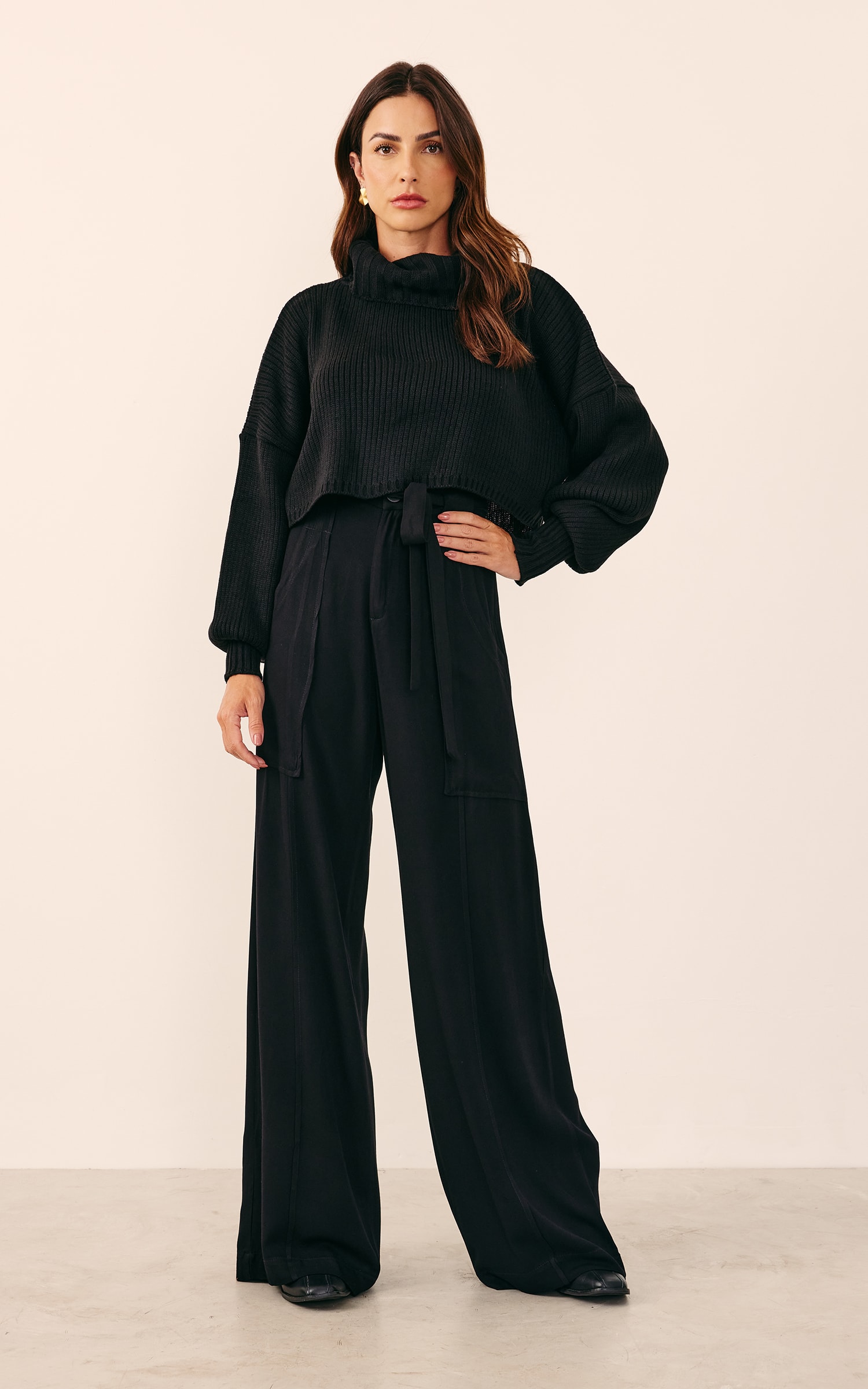 Pantalona Naturale Preto