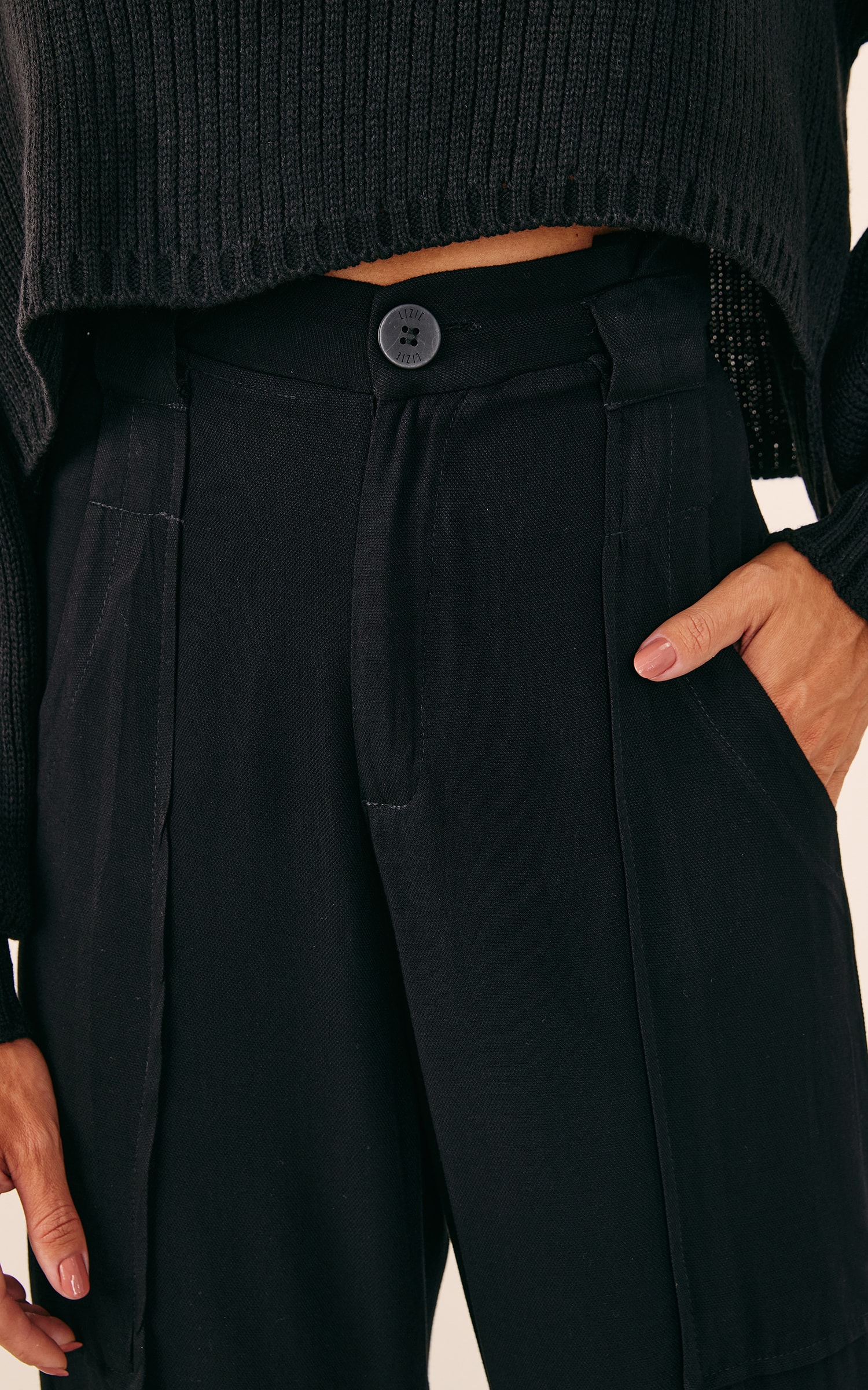 Pantalona Naturale Preto