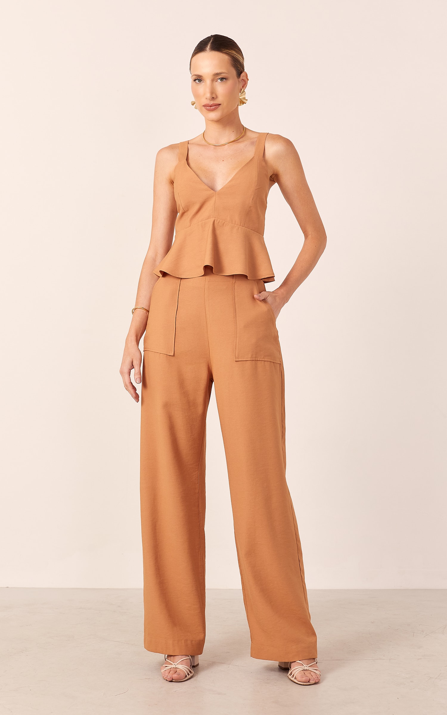 Pantalona Pérola Caqui