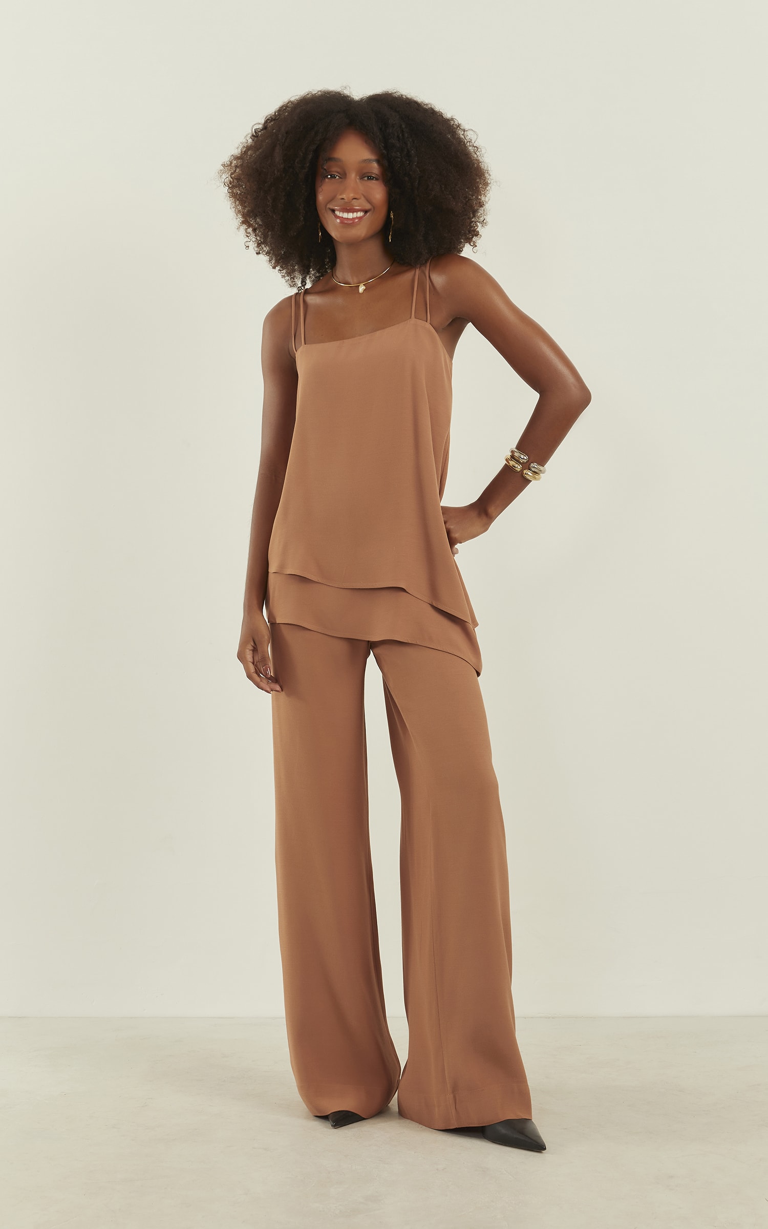 Pantalona Ravena Amêndoa