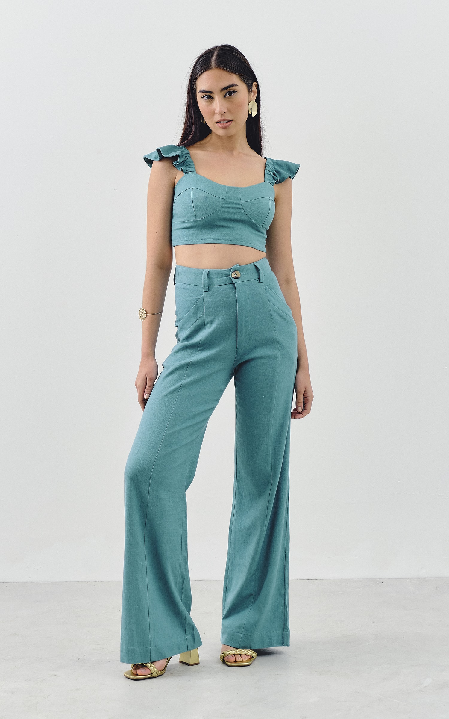 Pantalona Refúgio Verde Menta