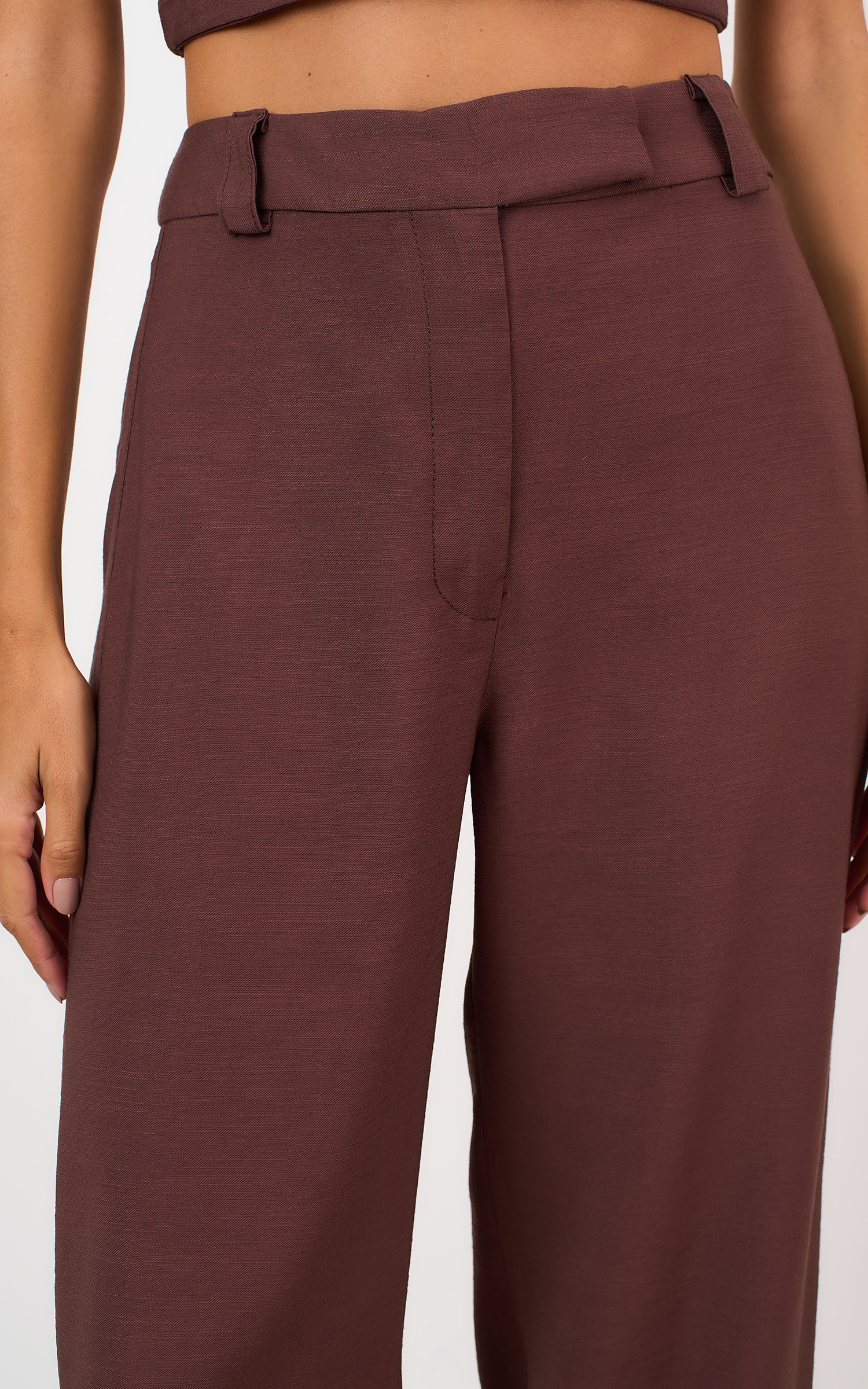 Pantalona Ristretto Marrom
