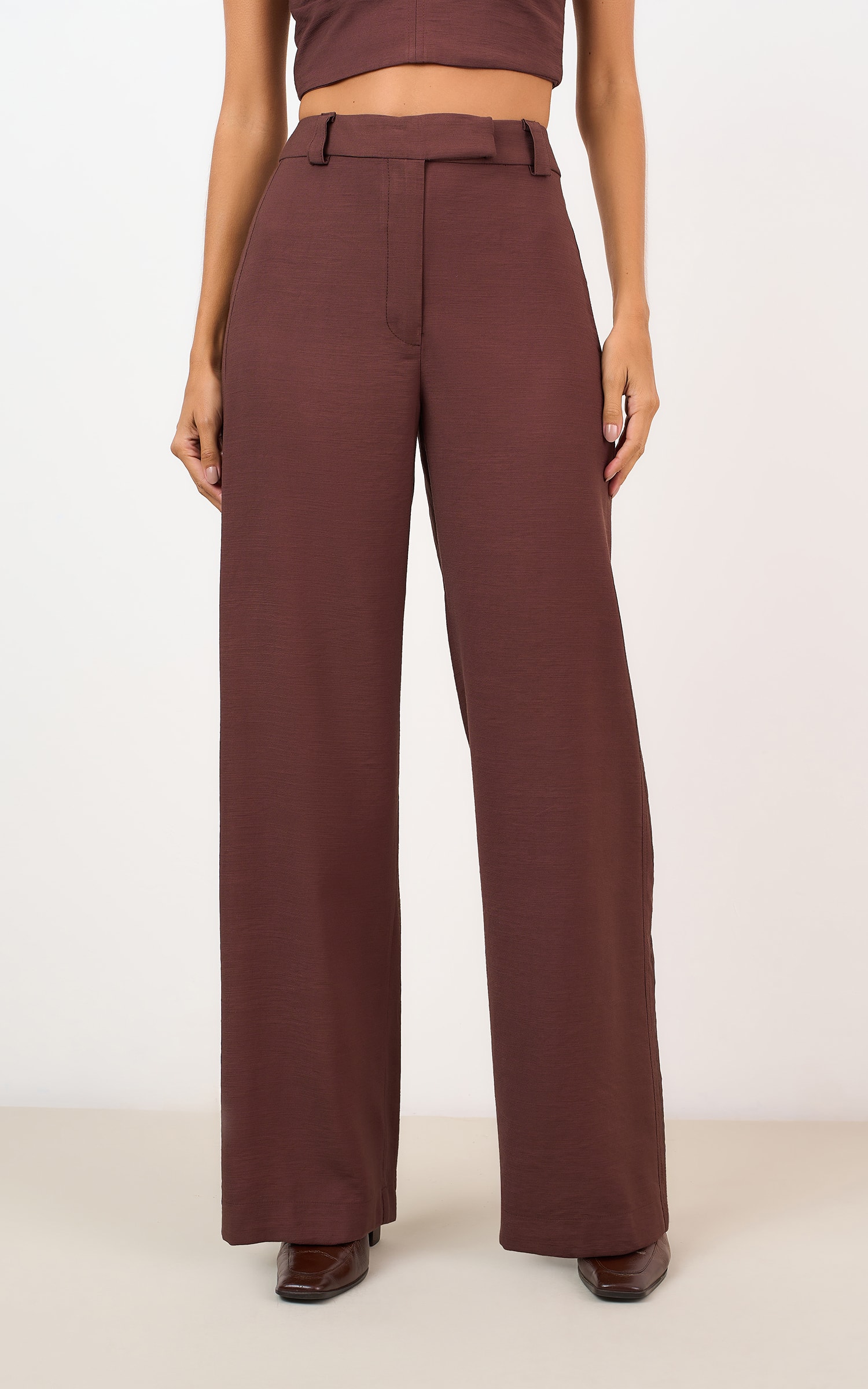 Pantalona Ristretto Marrom