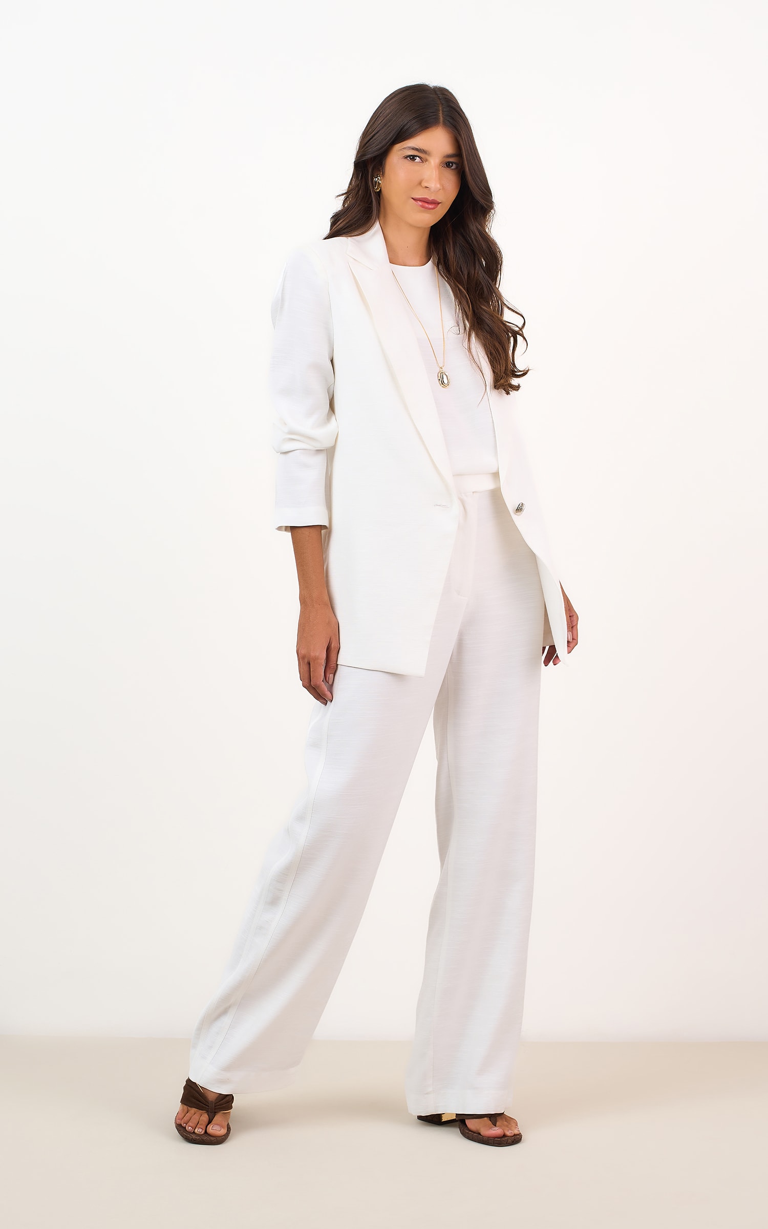 Pantalona Ristretto Off White