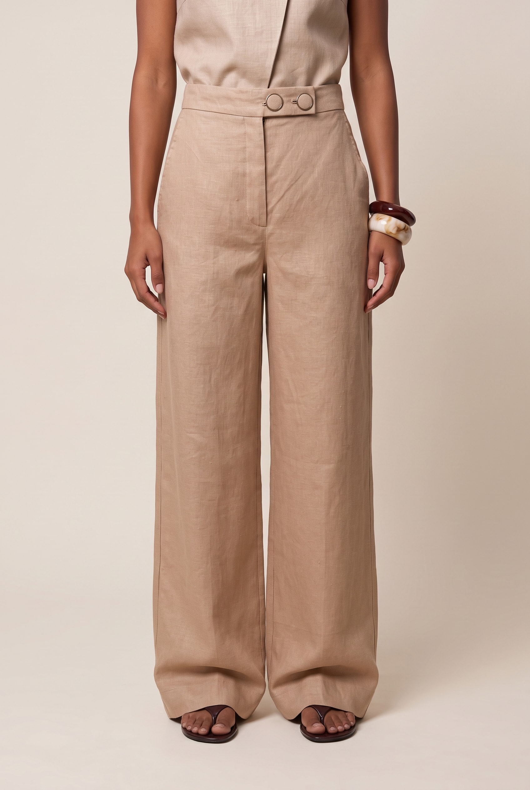 Pantalona Ritmo Caqui