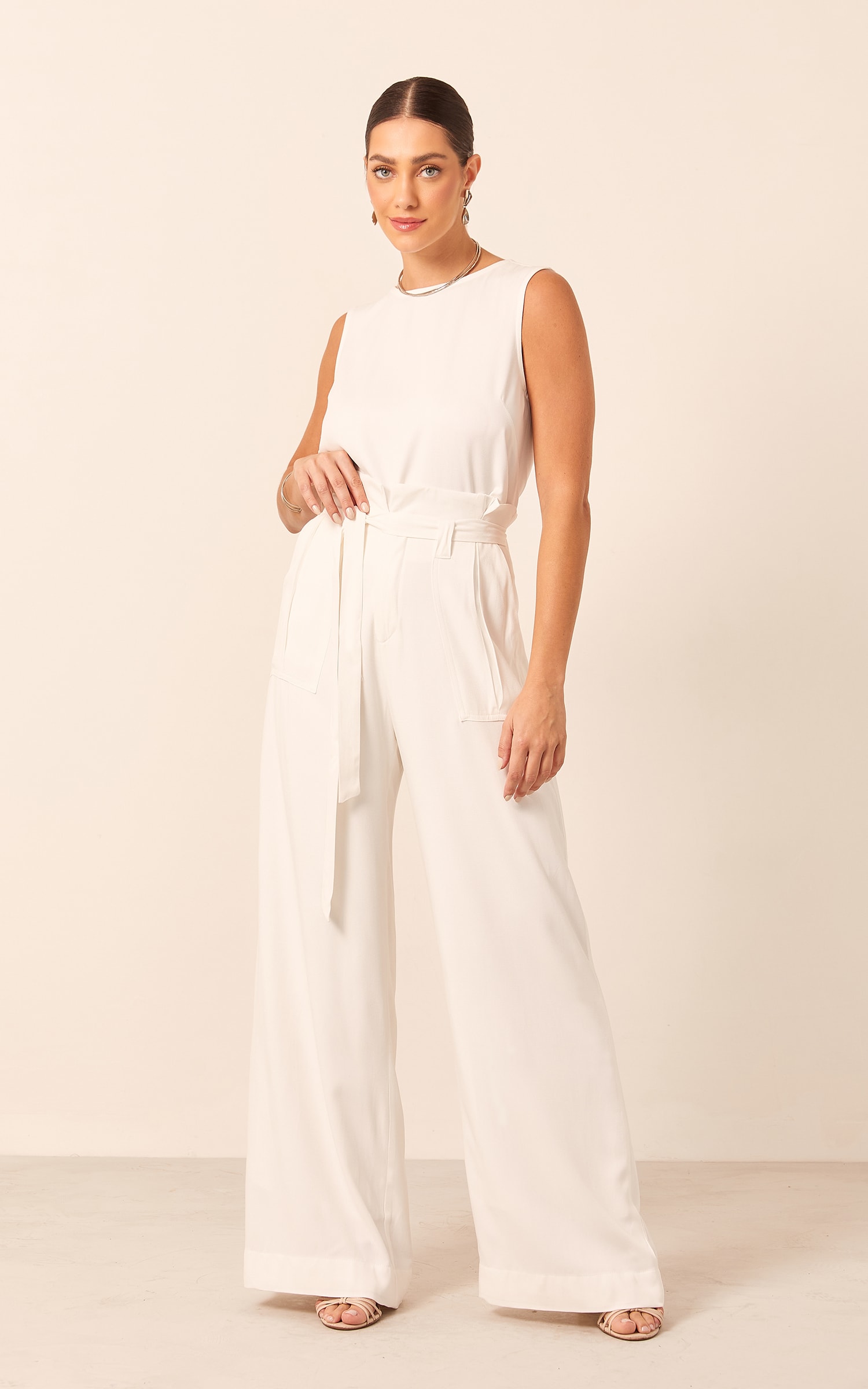 Pantalona Space Off White