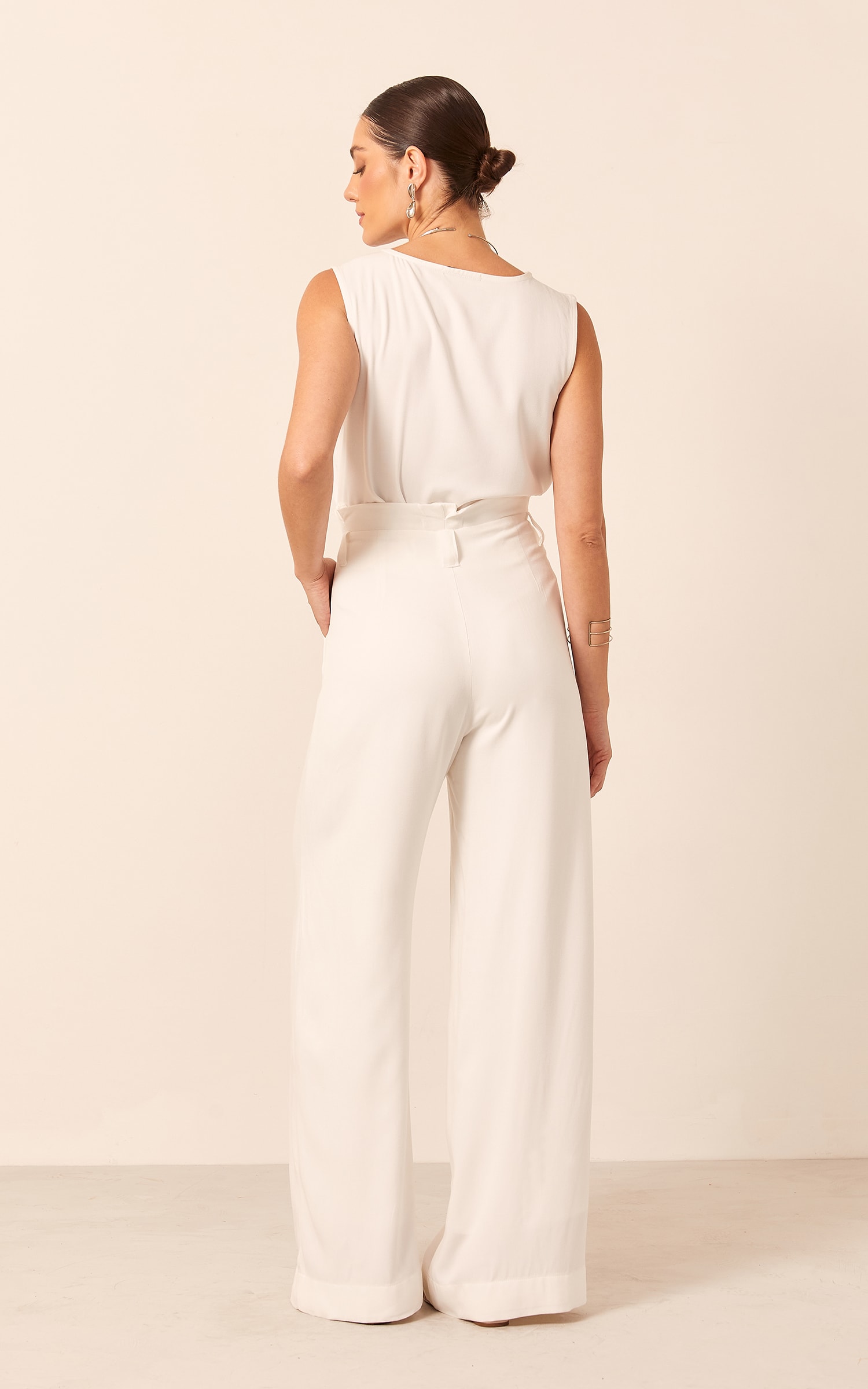 Pantalona Space Off White