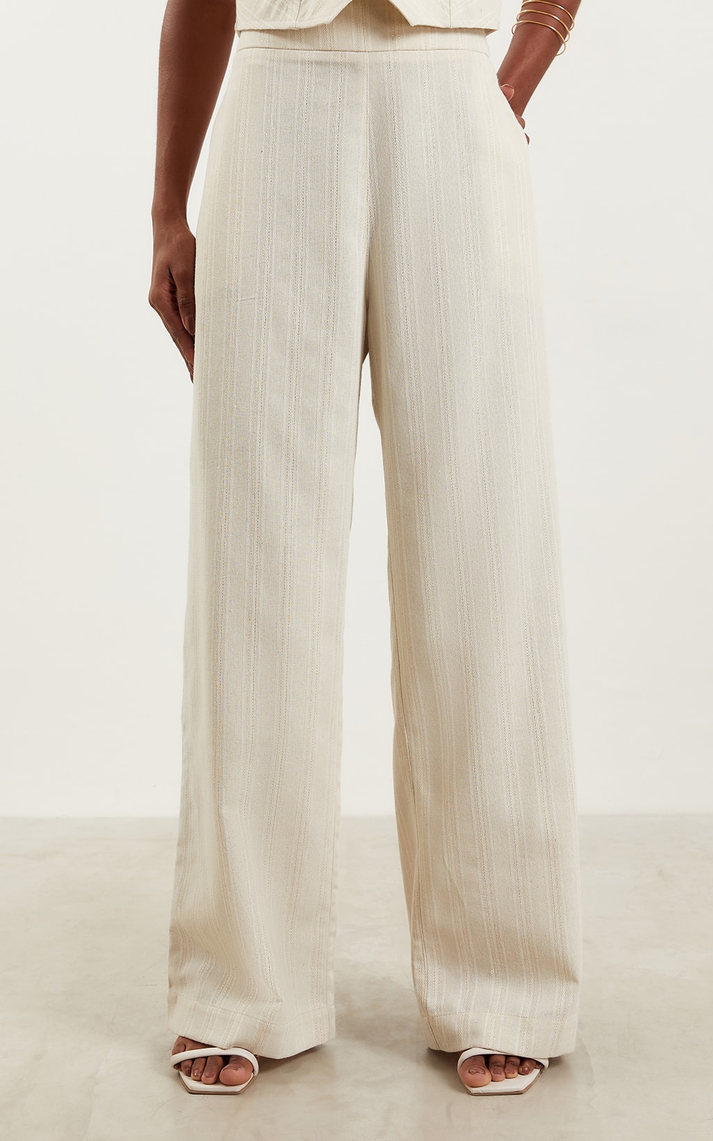 Pantalona Stripe Natural