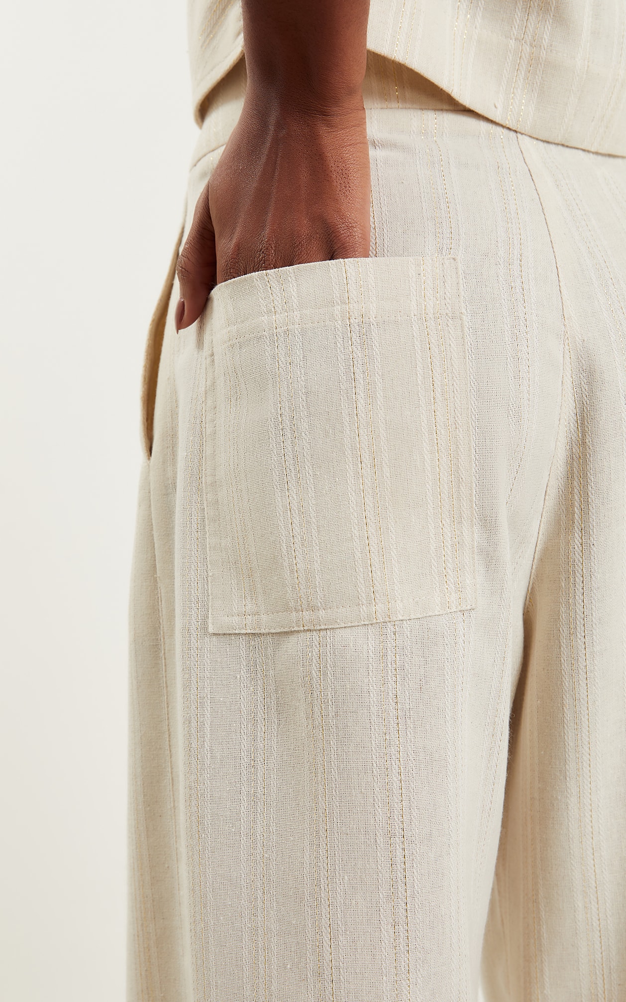 Pantalona Stripe Natural