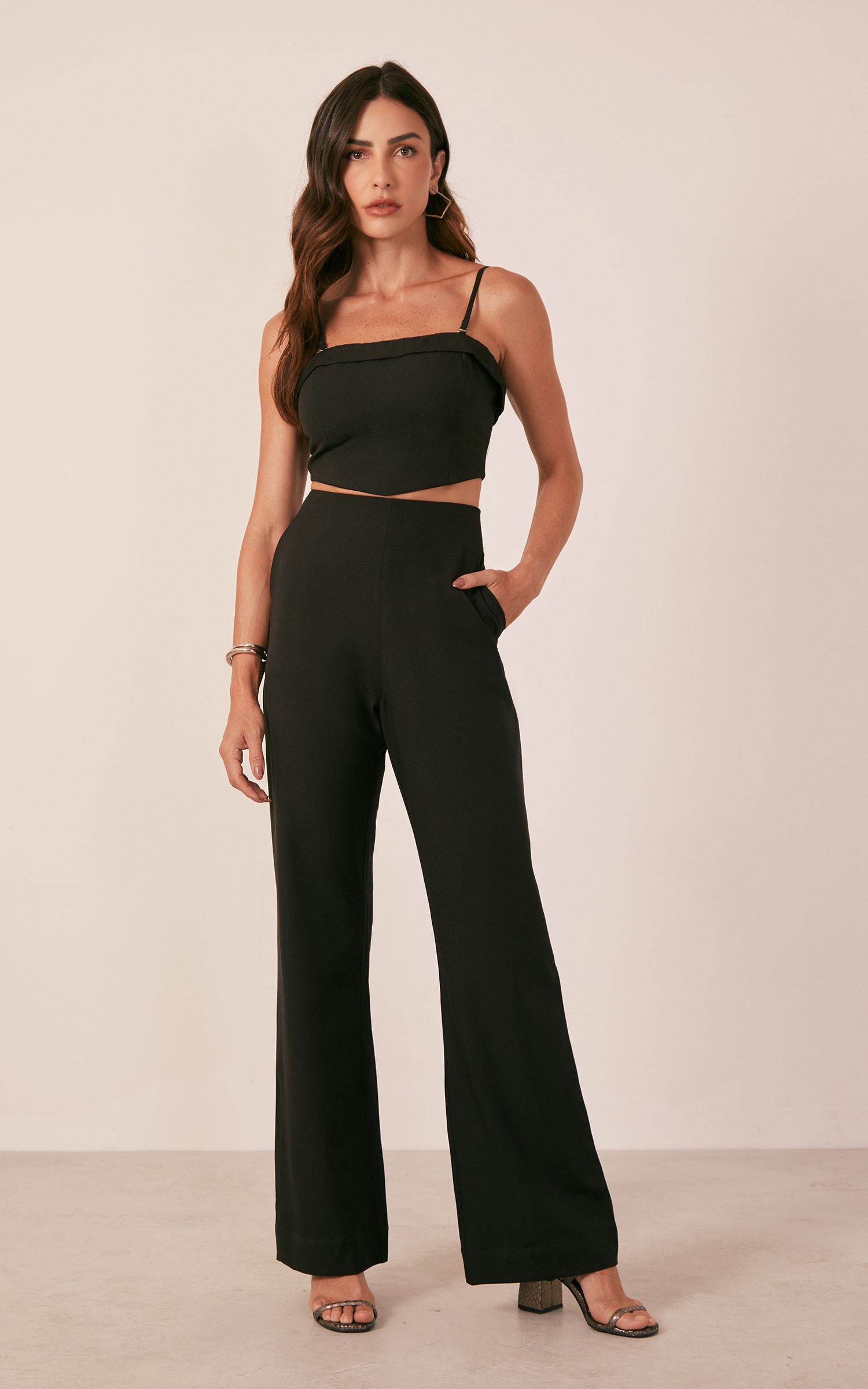 Pantalona Sweet Flare Preto