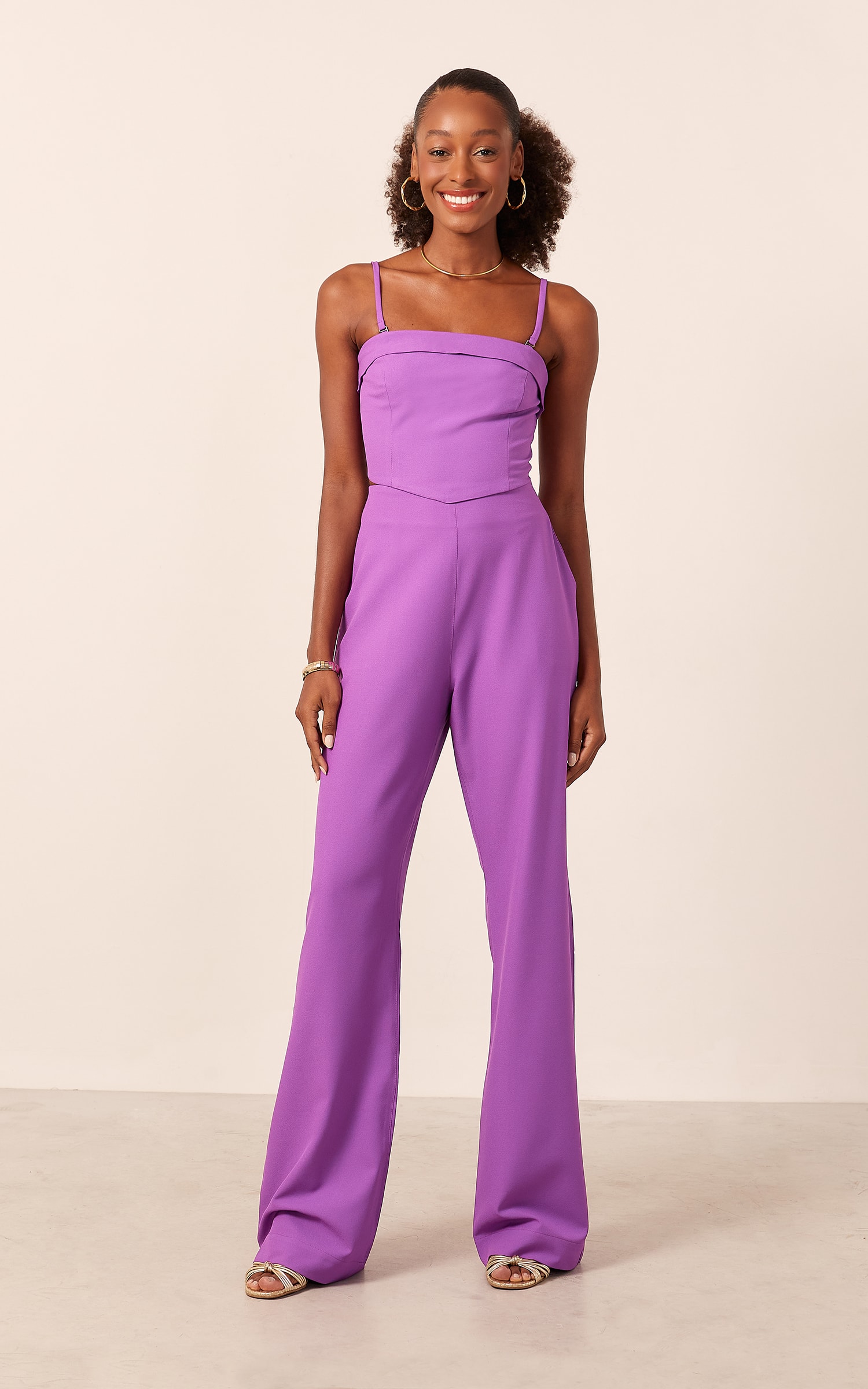 Pantalona Sweet Flare Roxo