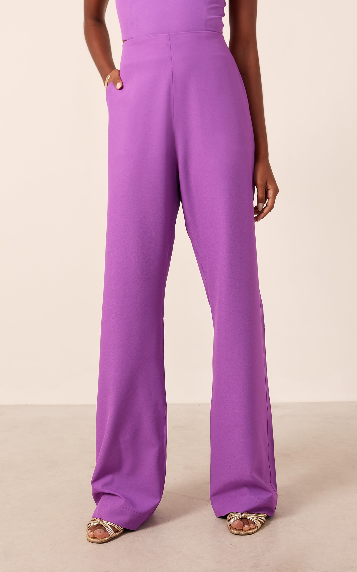 Pantalona Sweet Flare Roxo