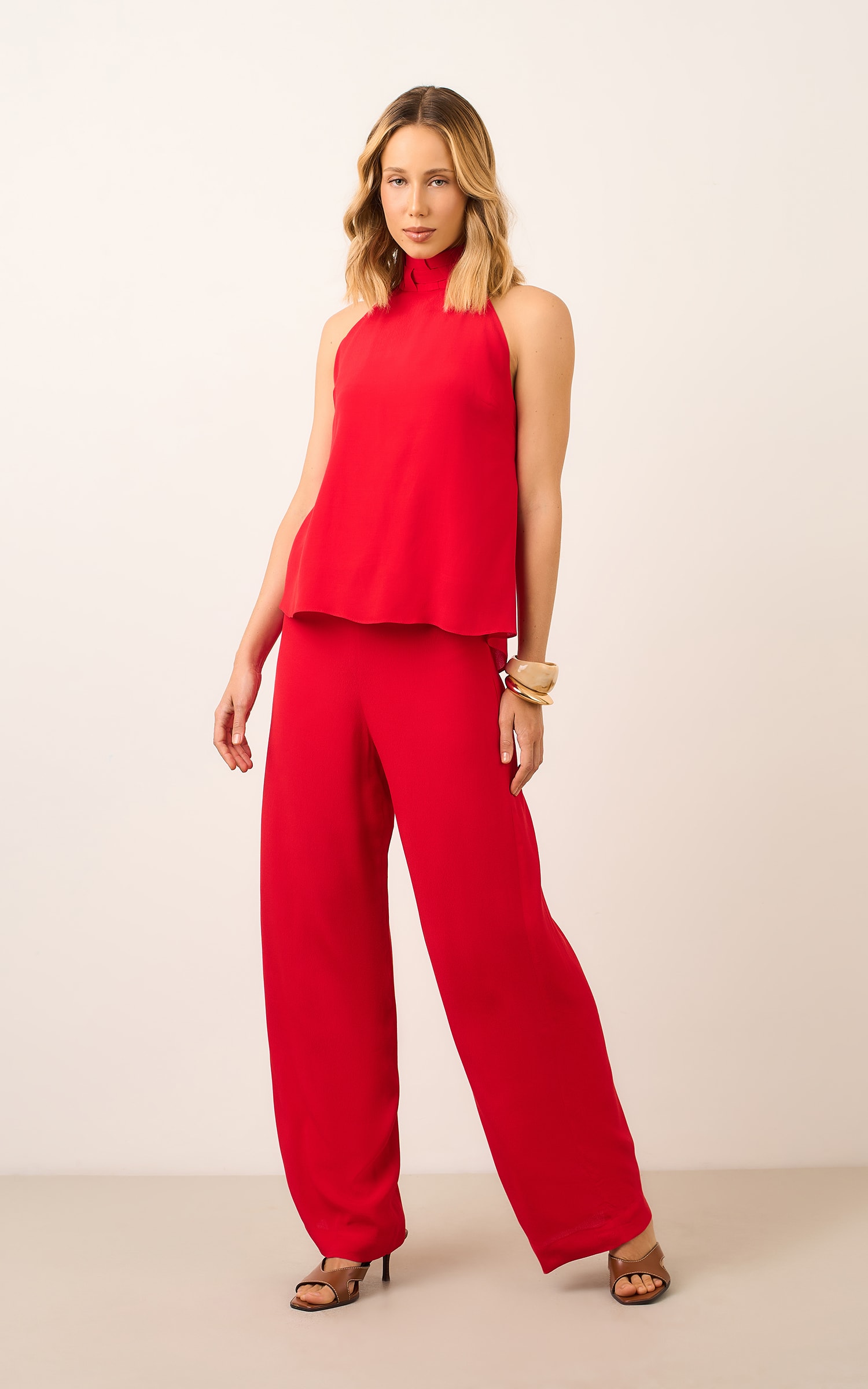 Pantalona Tresse Vermelho