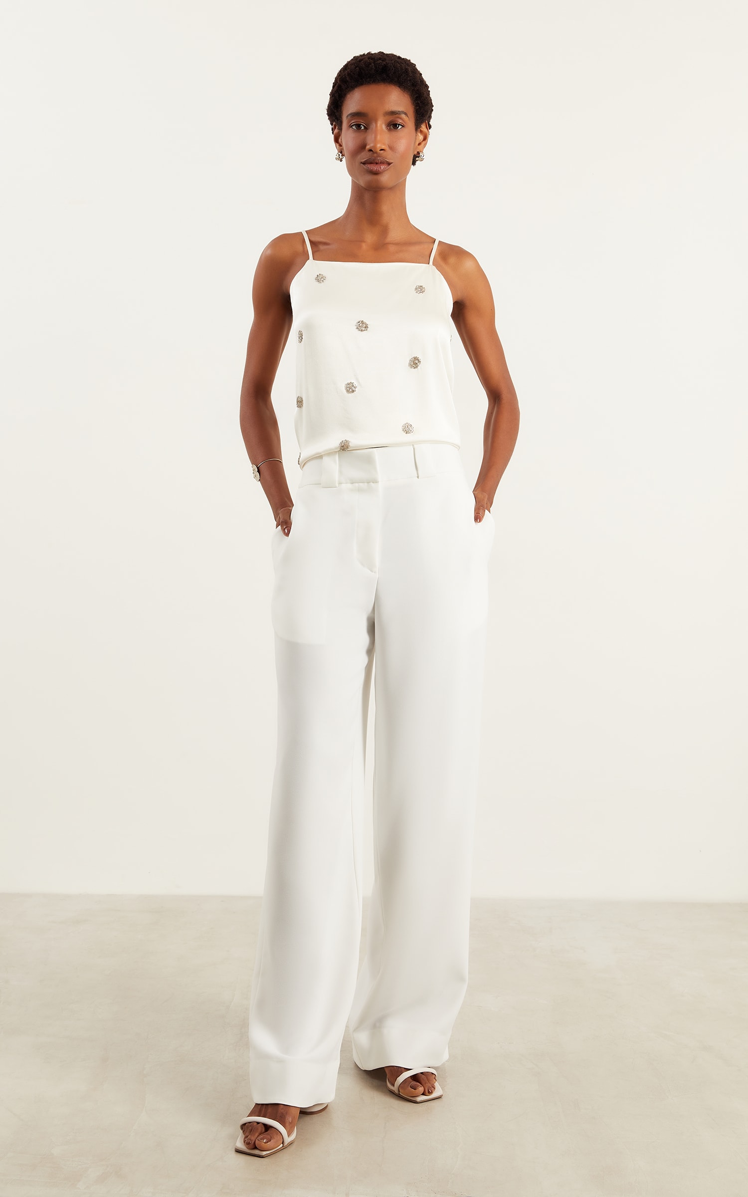 Pantalona Venice Alfaiataria Off White