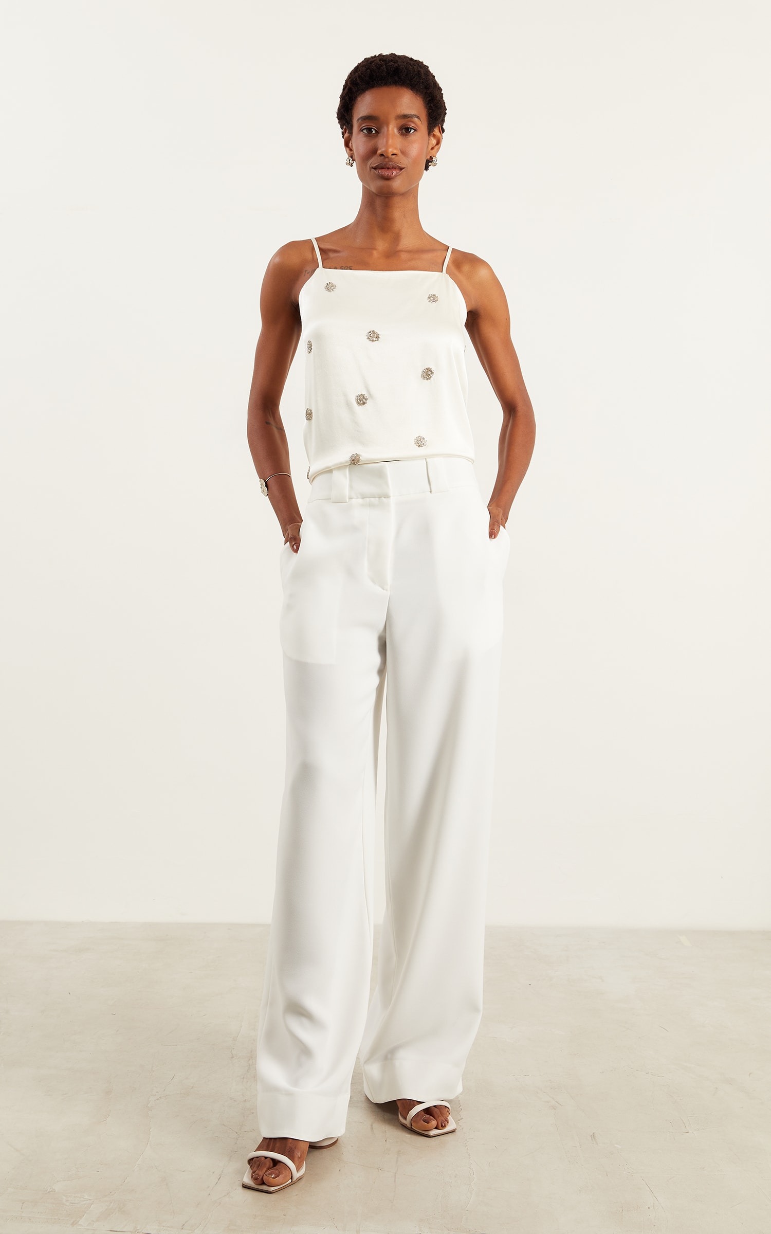 Pantalona Venice Alfaiataria Off White