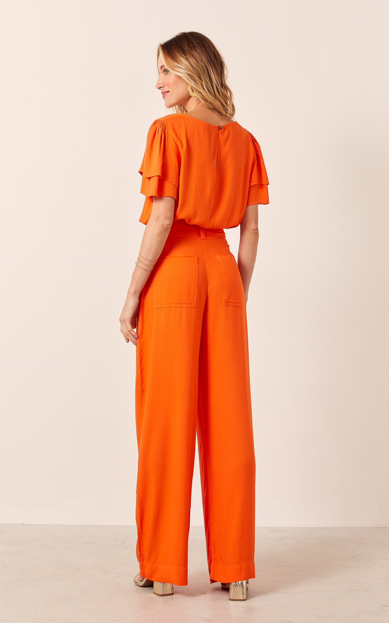 Pantalona Viver Básica Coral