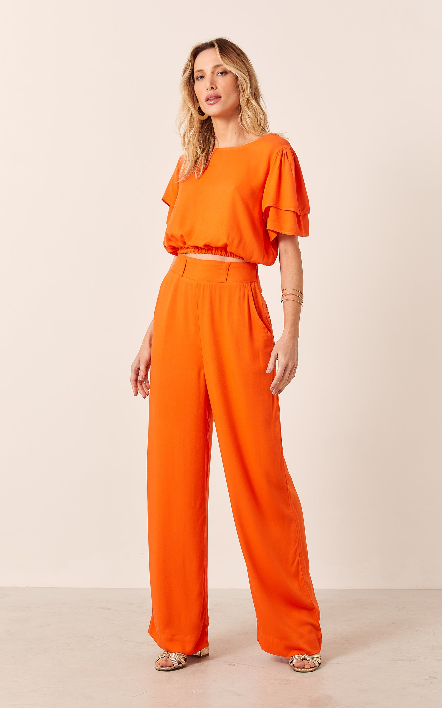 Pantalona Viver Básica Coral