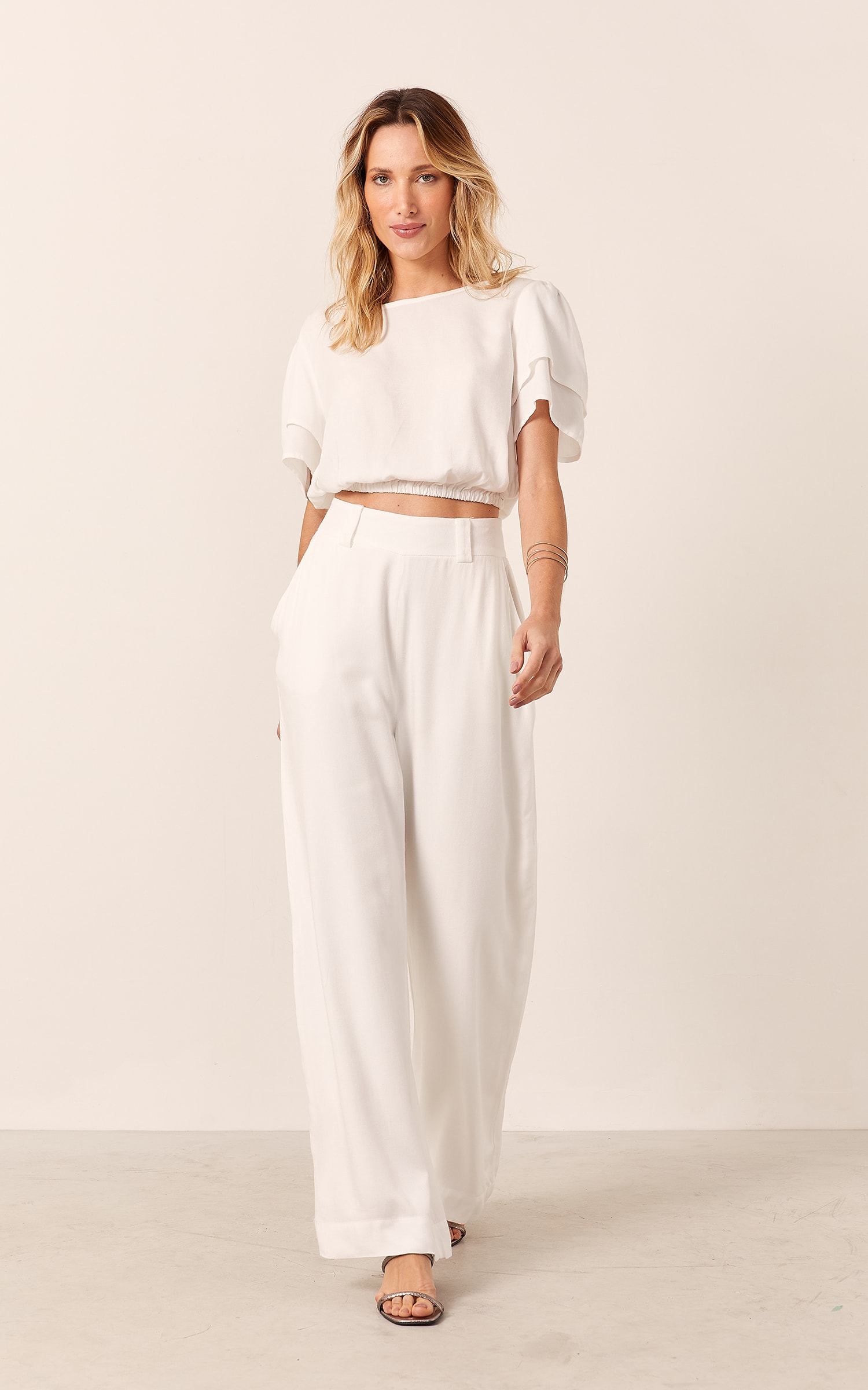 Pantalona Viver Básica Off White