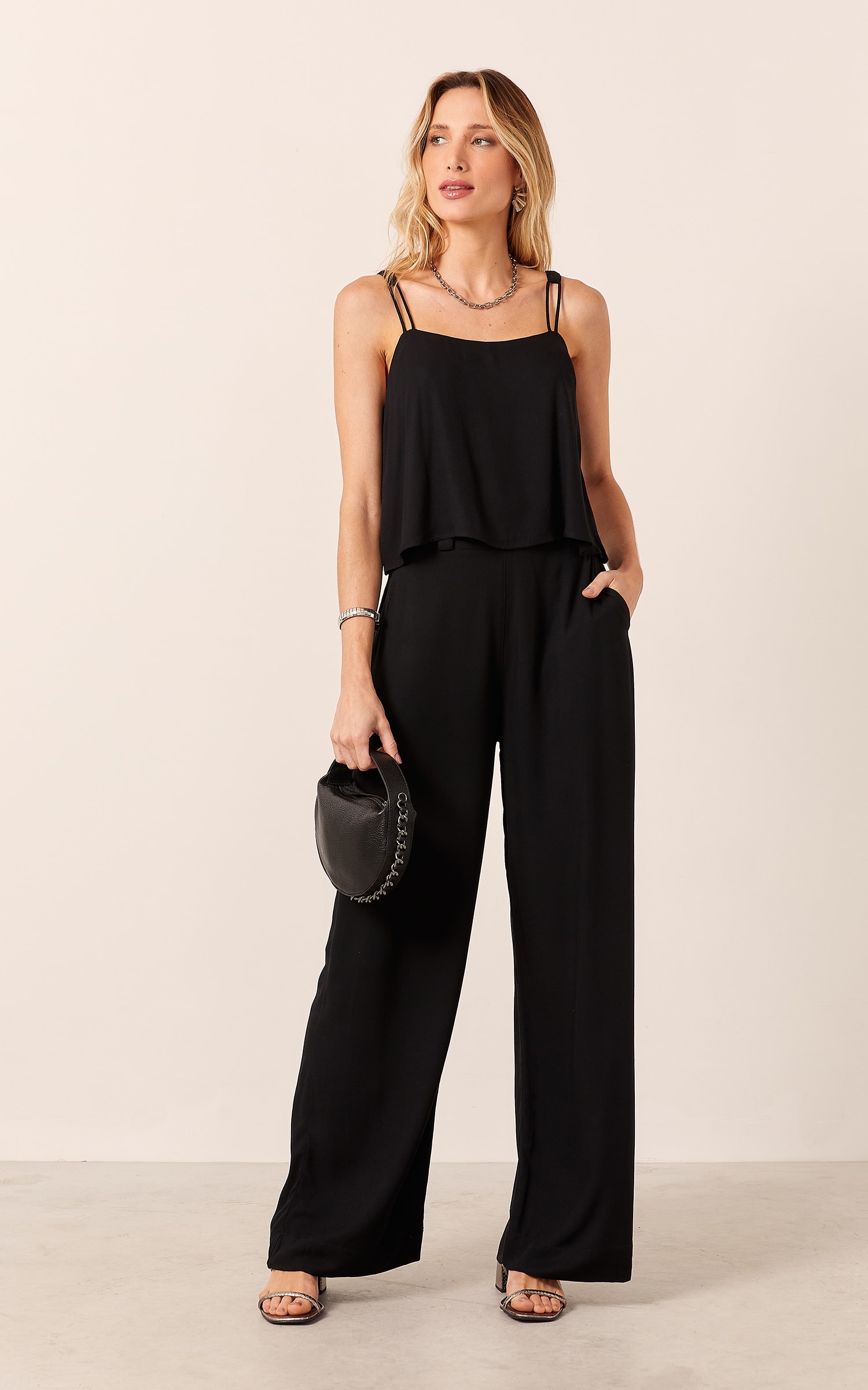 Pantalona Viver Básica Preto