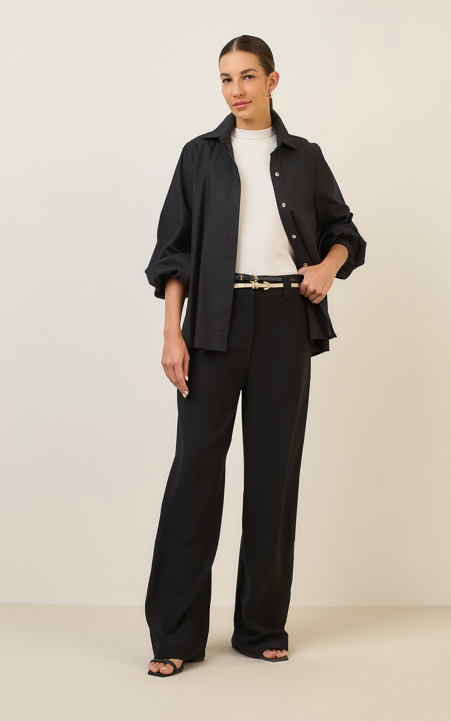 Pantalona Work Collection Preto