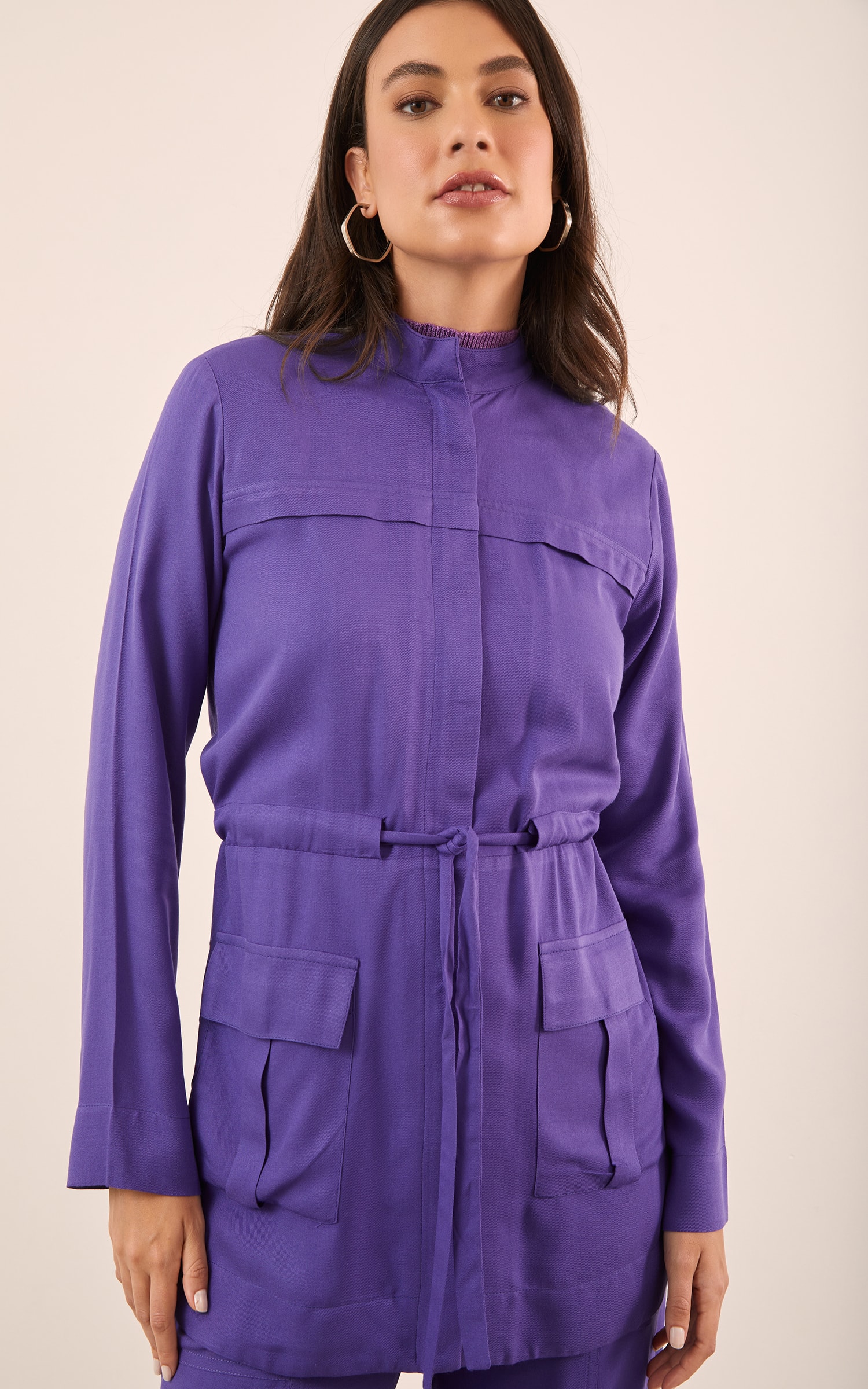 Parka Gaia Roxo