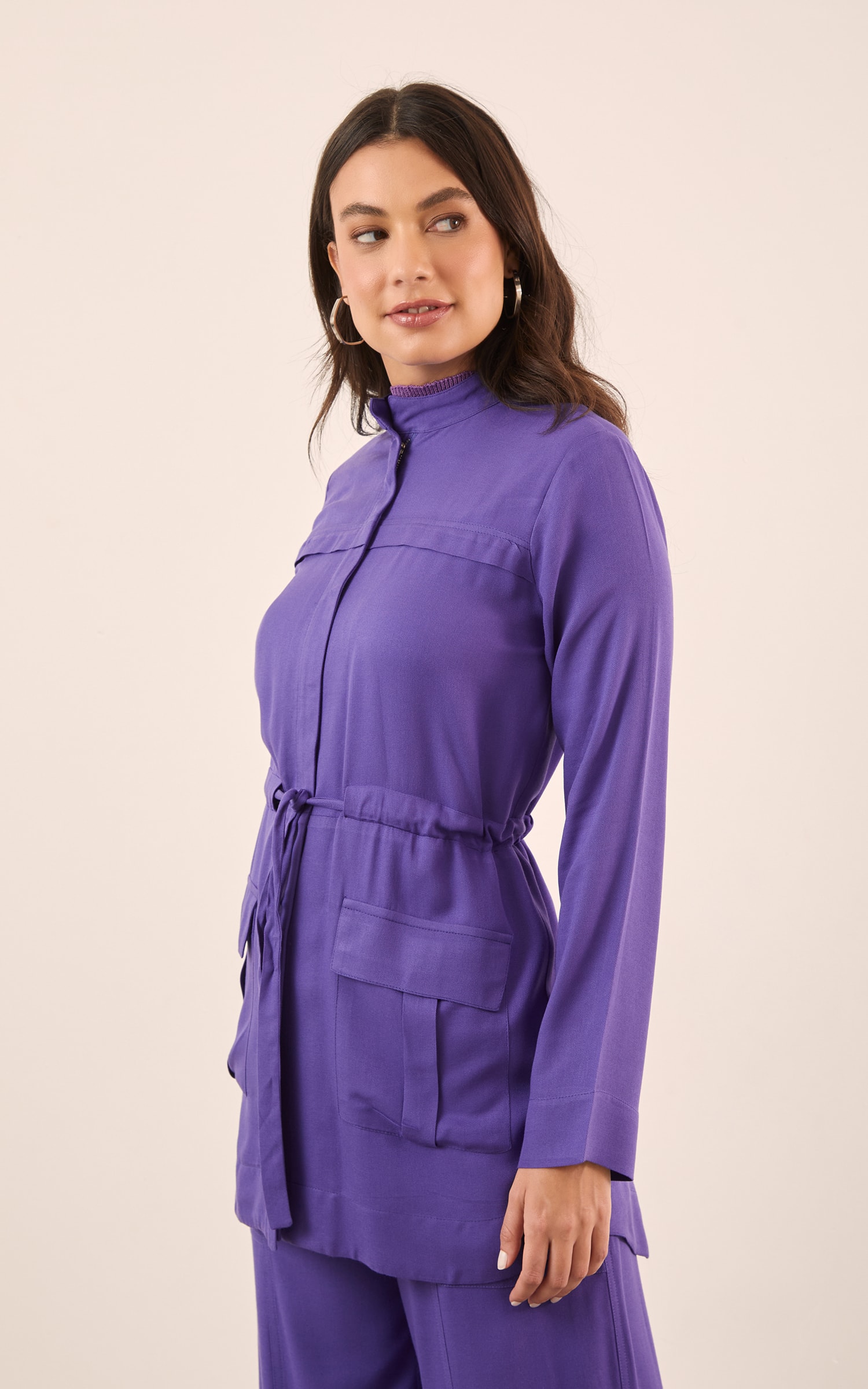 Parka Gaia Roxo
