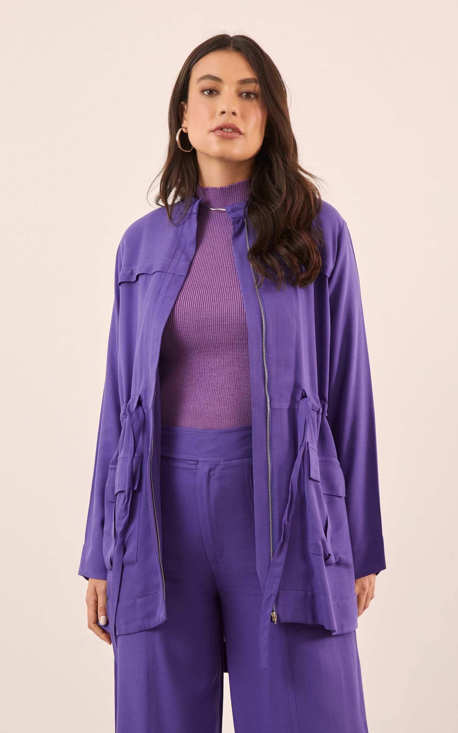 Parka Gaia Roxo