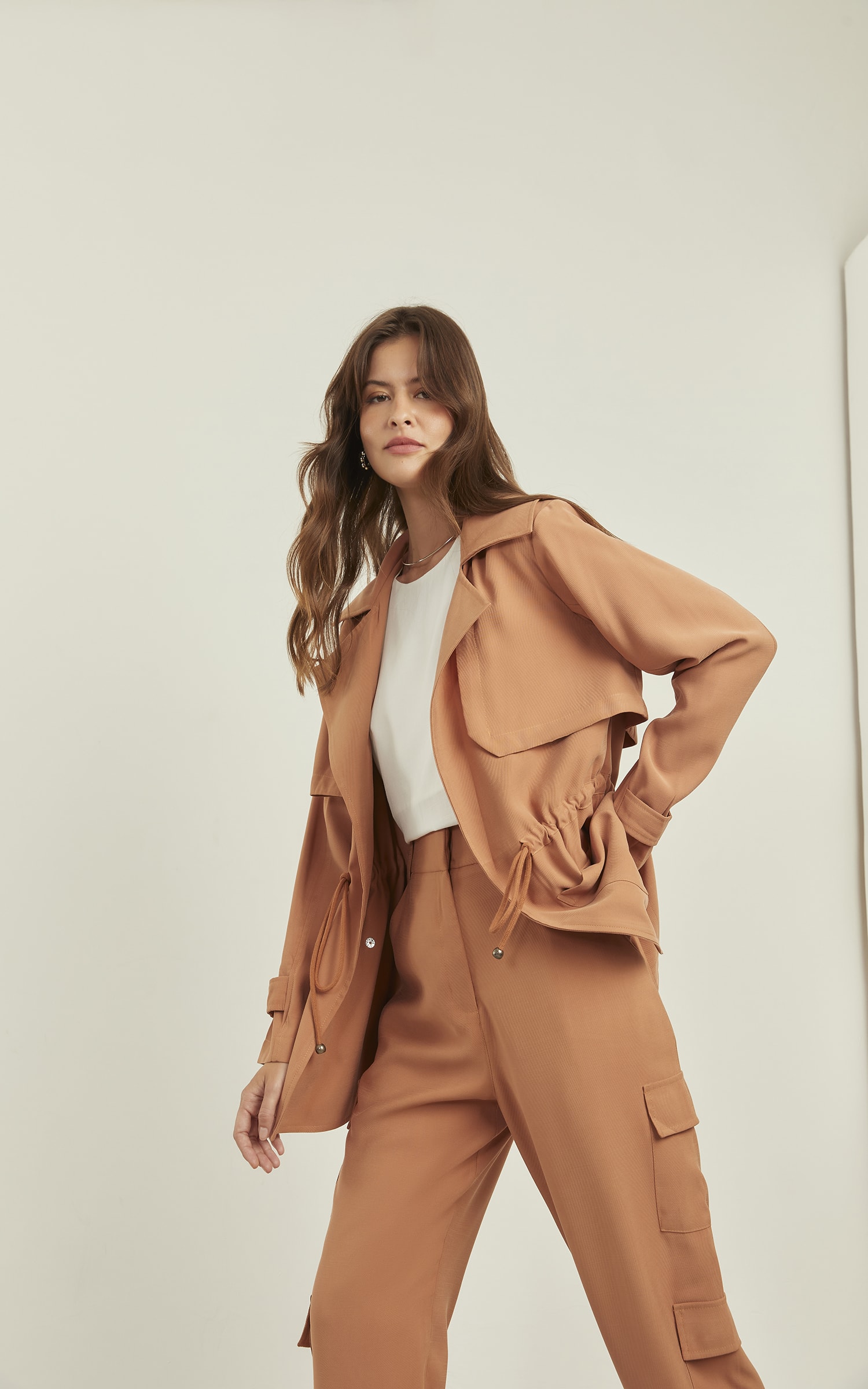 Parka Peach Amêndoa