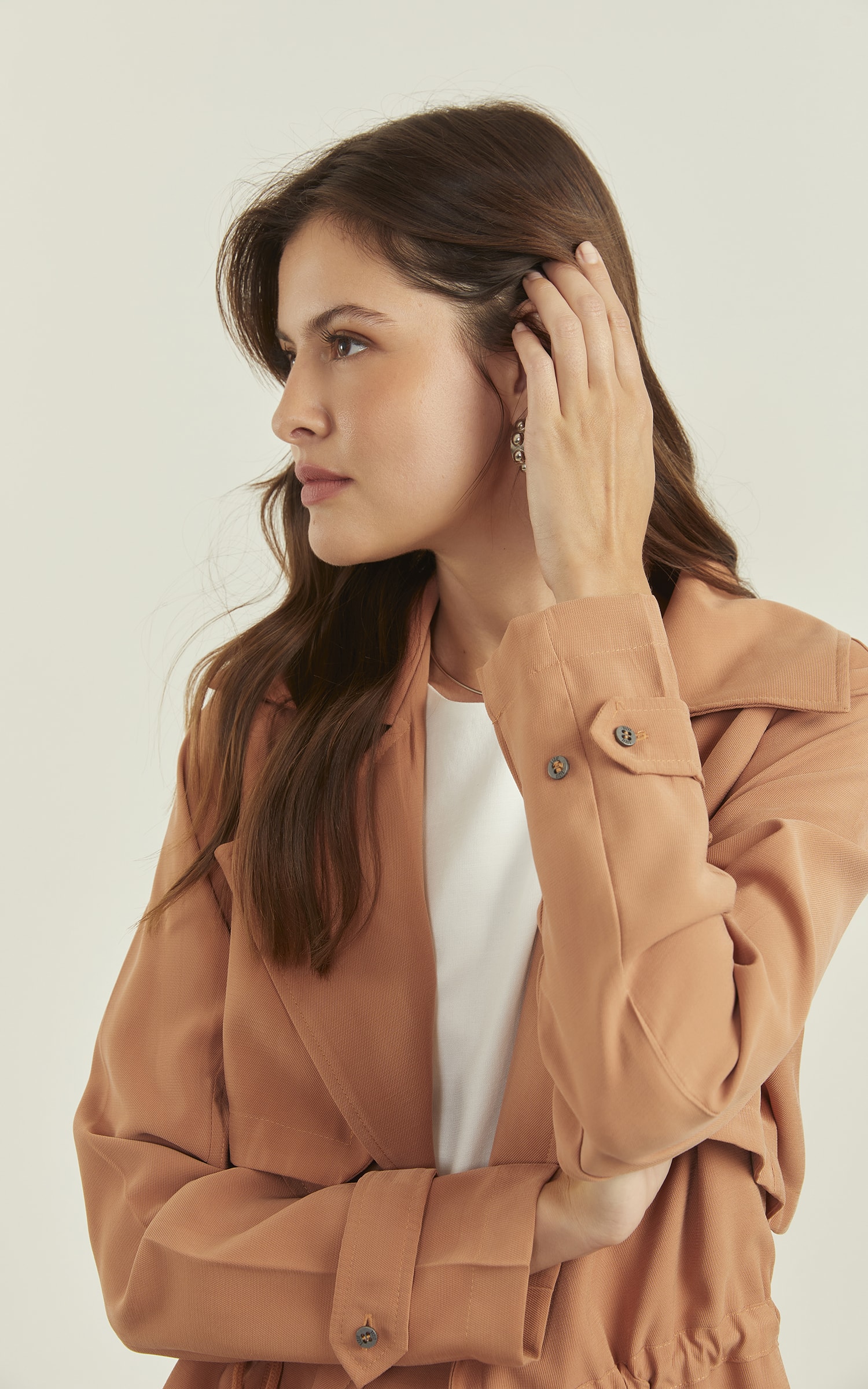 Parka Peach Amêndoa