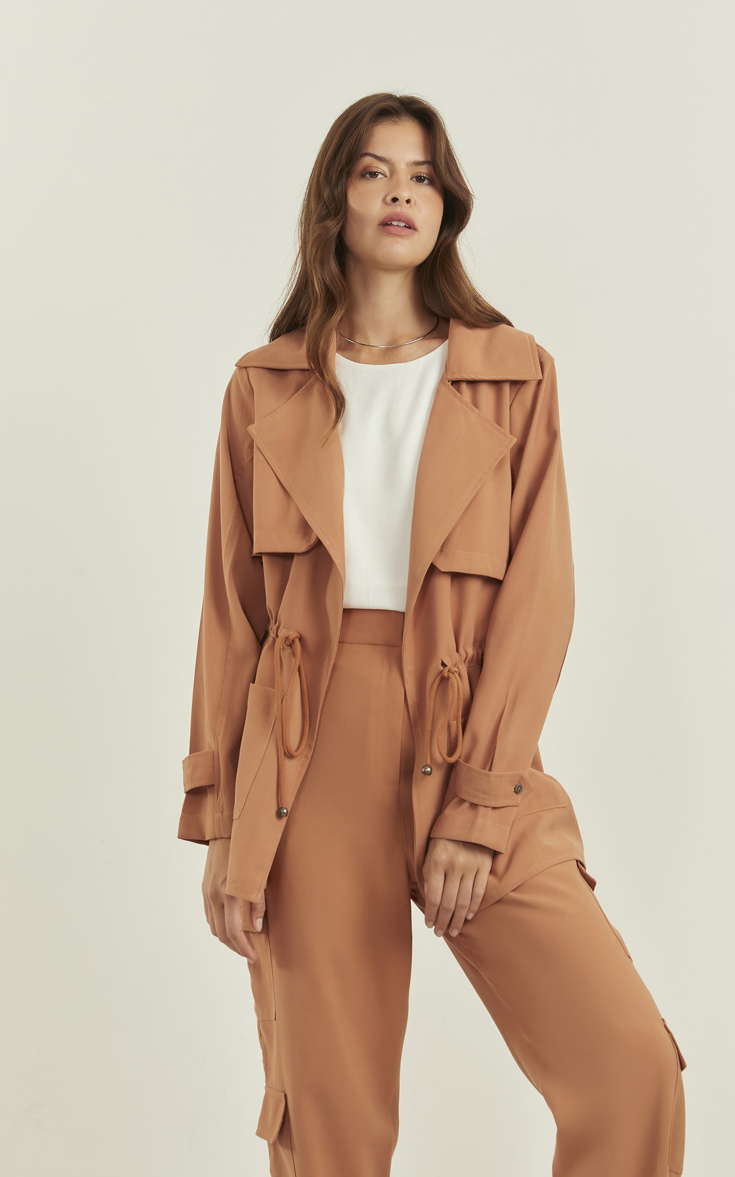 Parka Peach Amêndoa