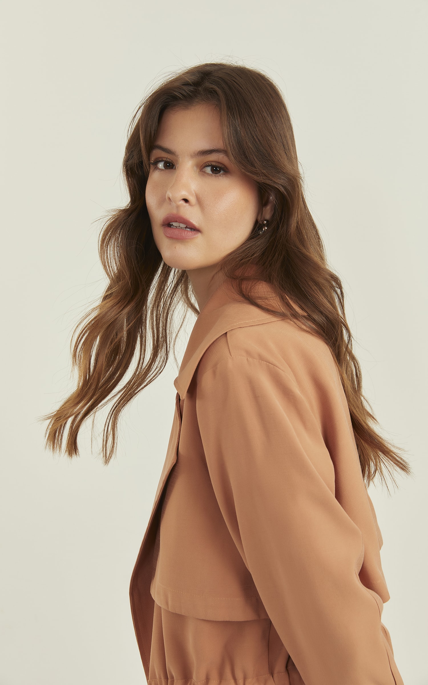 Parka Peach Amêndoa