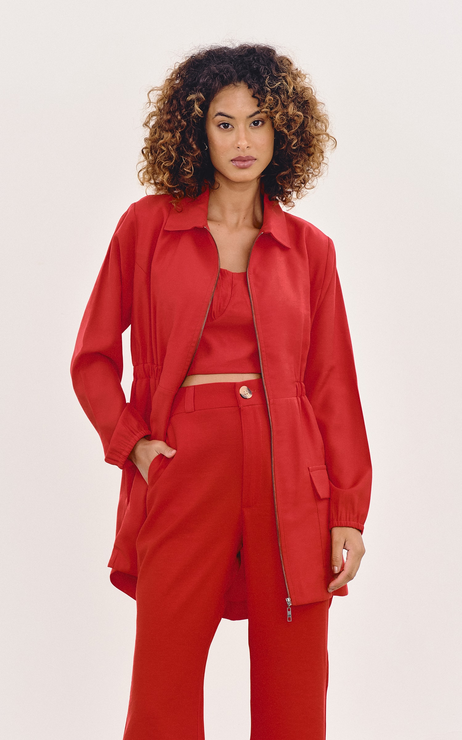 Parka Terra Vermelho