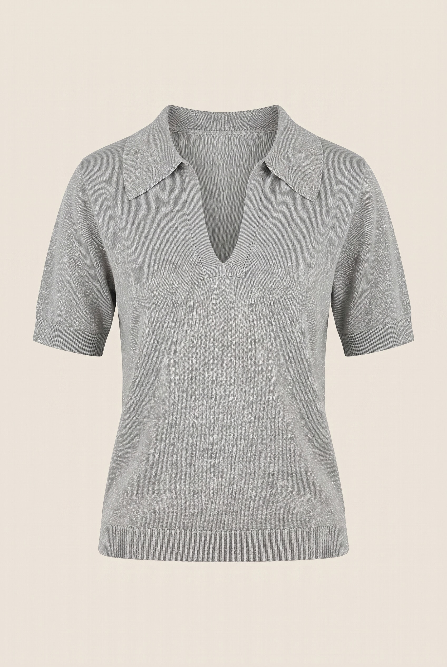 Polo New Tricot Cinza