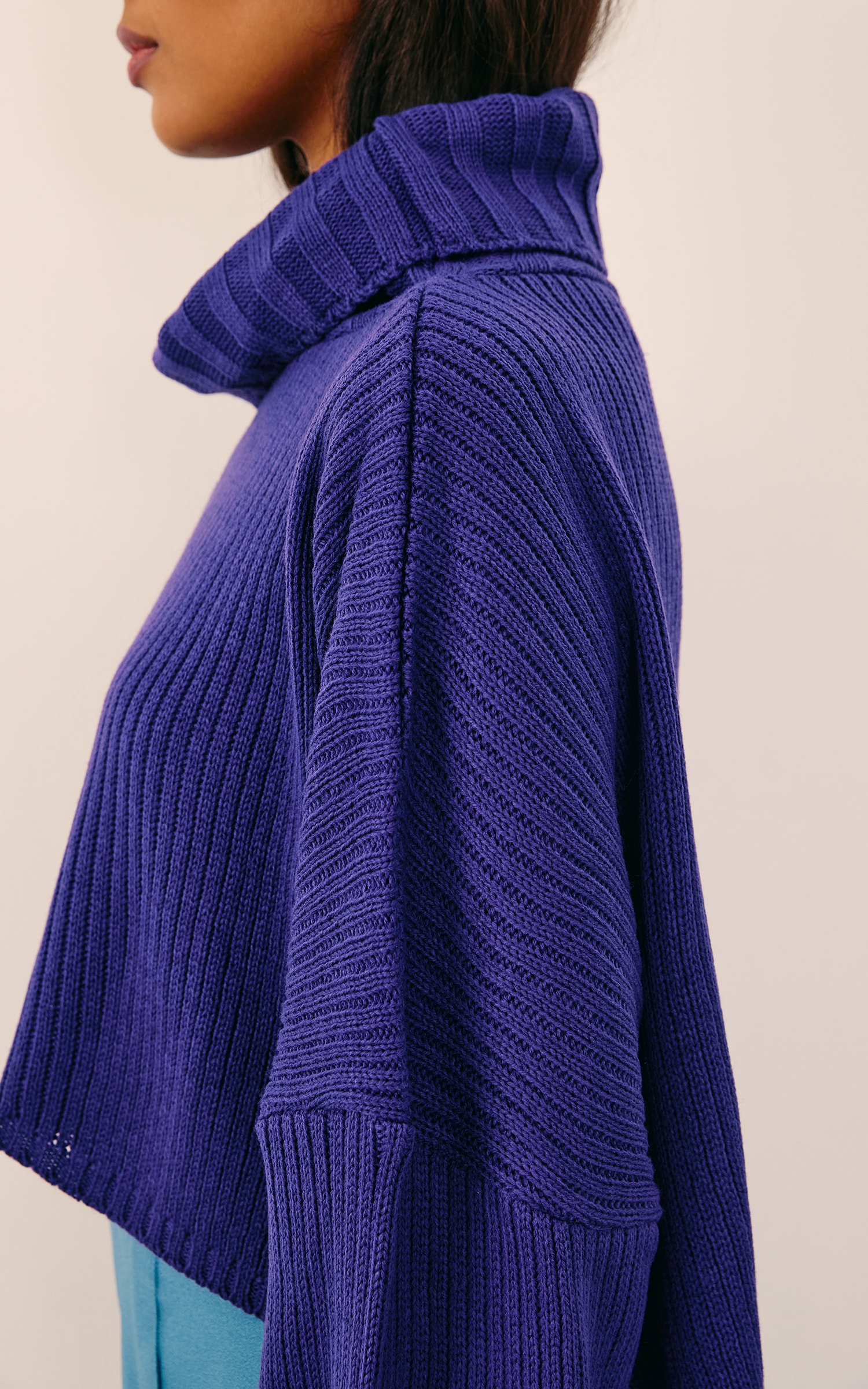 Pull Comfy Tricot Roxo