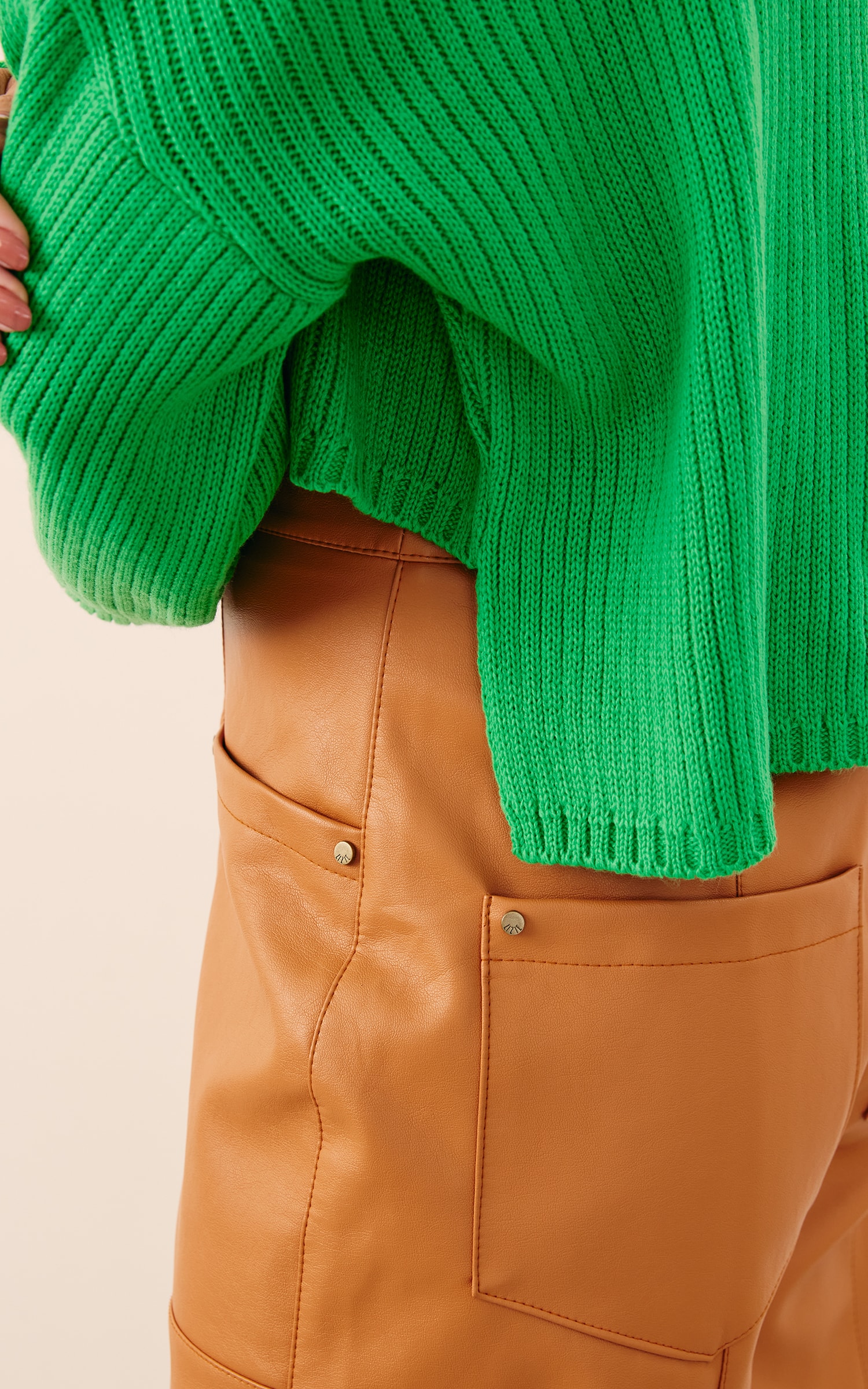 Pull Comfy Tricot Verde