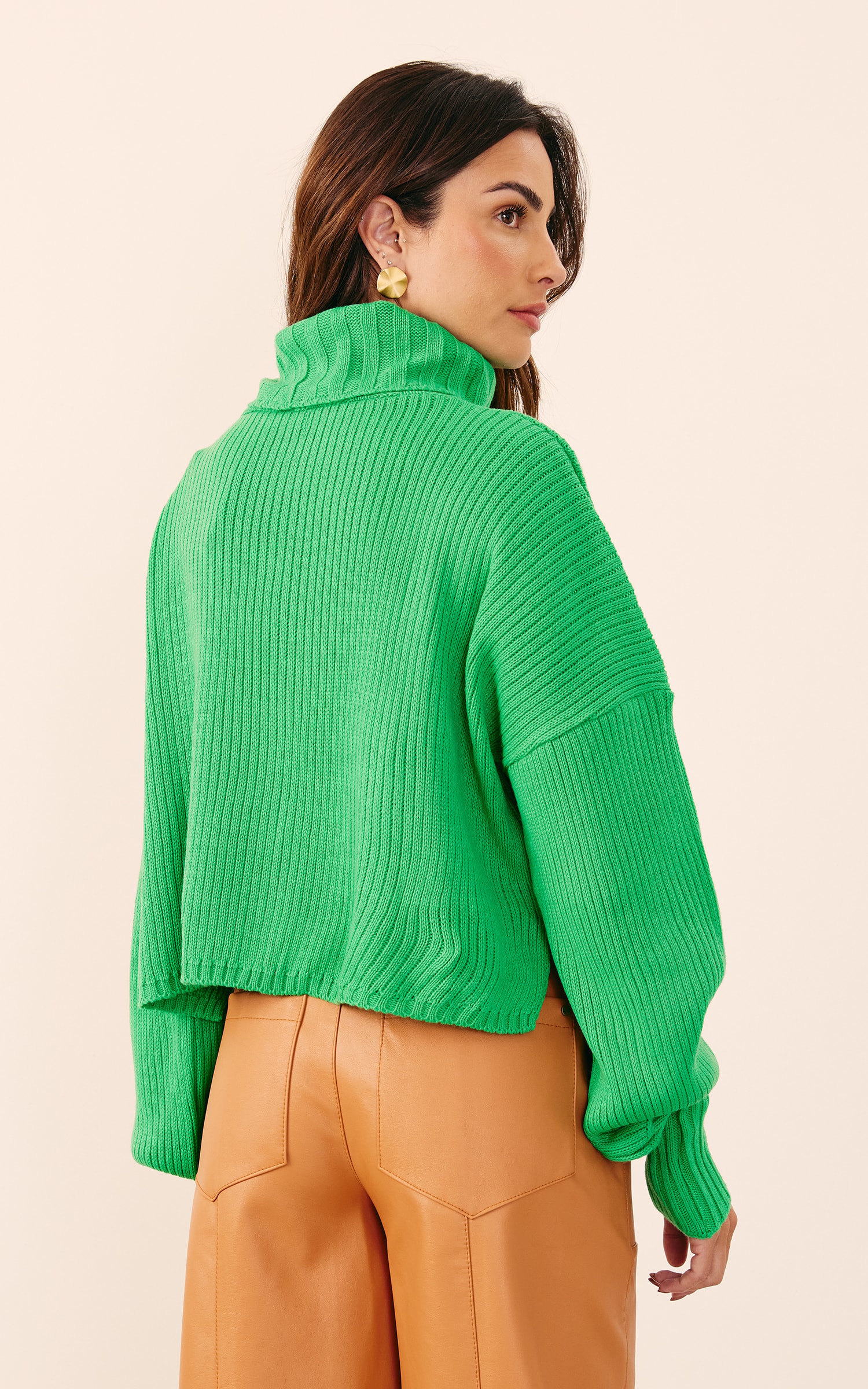 Pull Comfy Tricot Verde