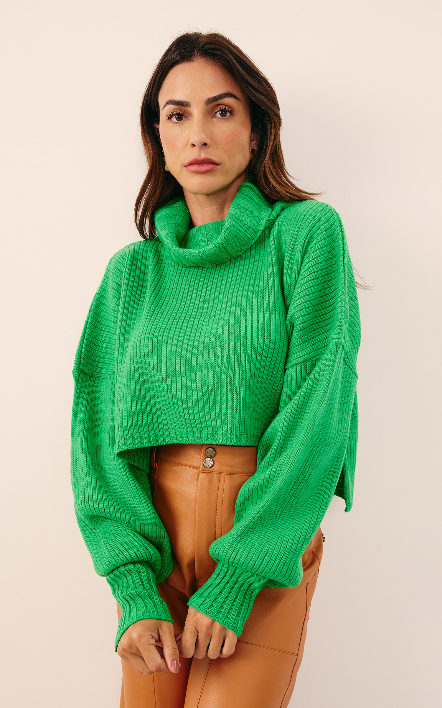 Pull Comfy Tricot Verde