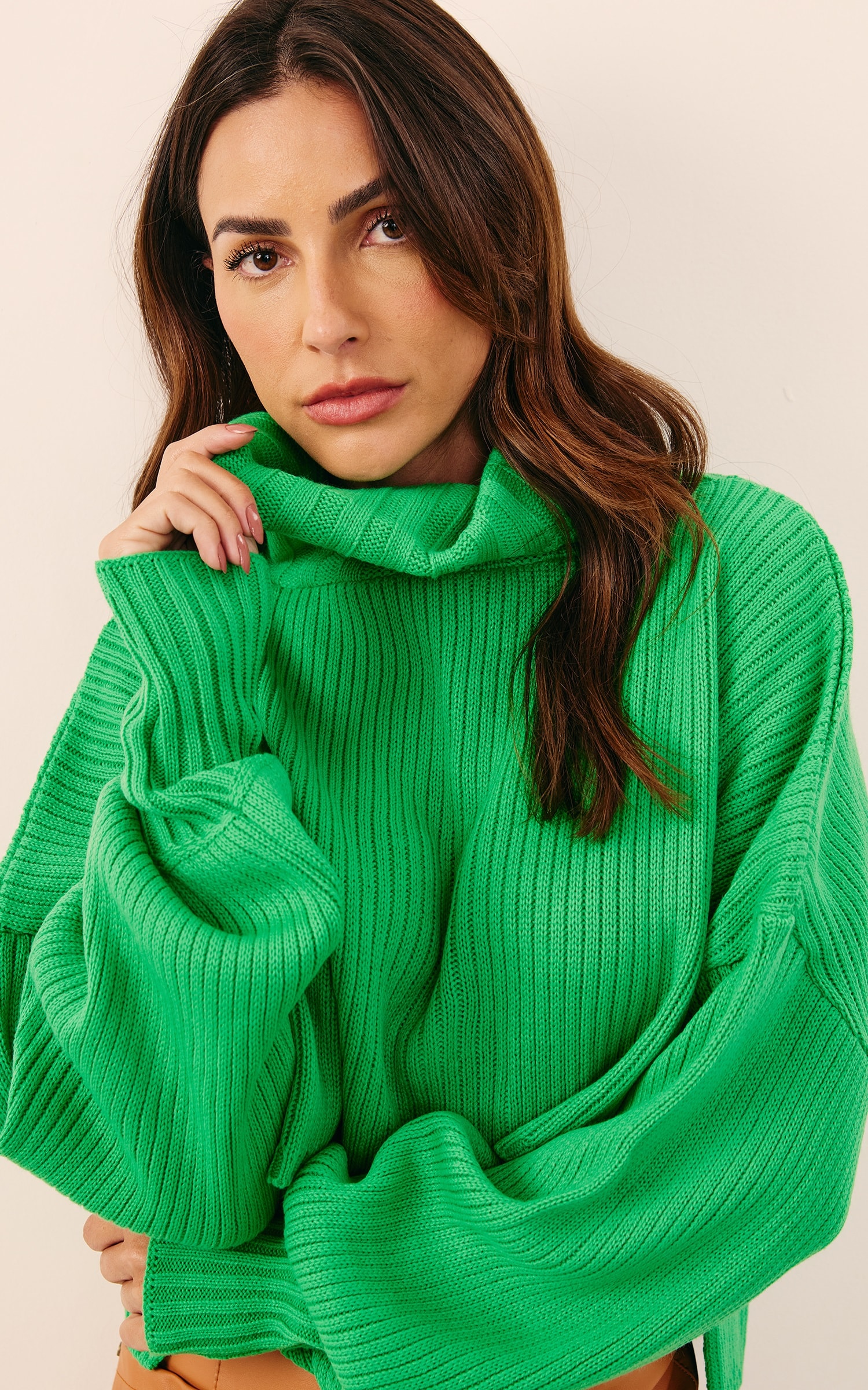 Pull Comfy Tricot Verde