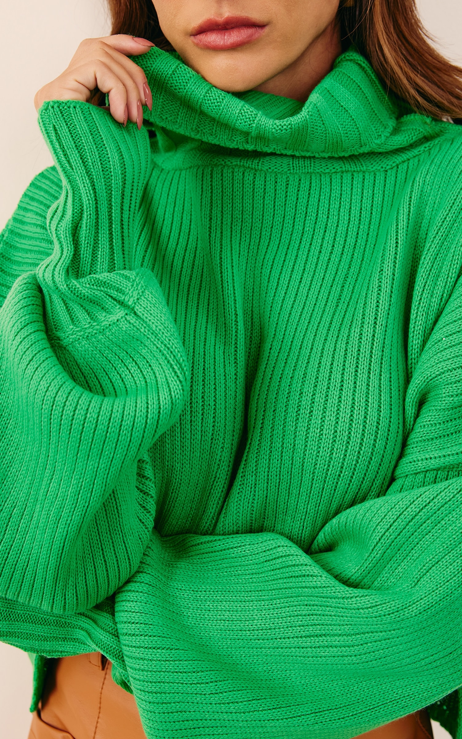 Pull Comfy Tricot Verde