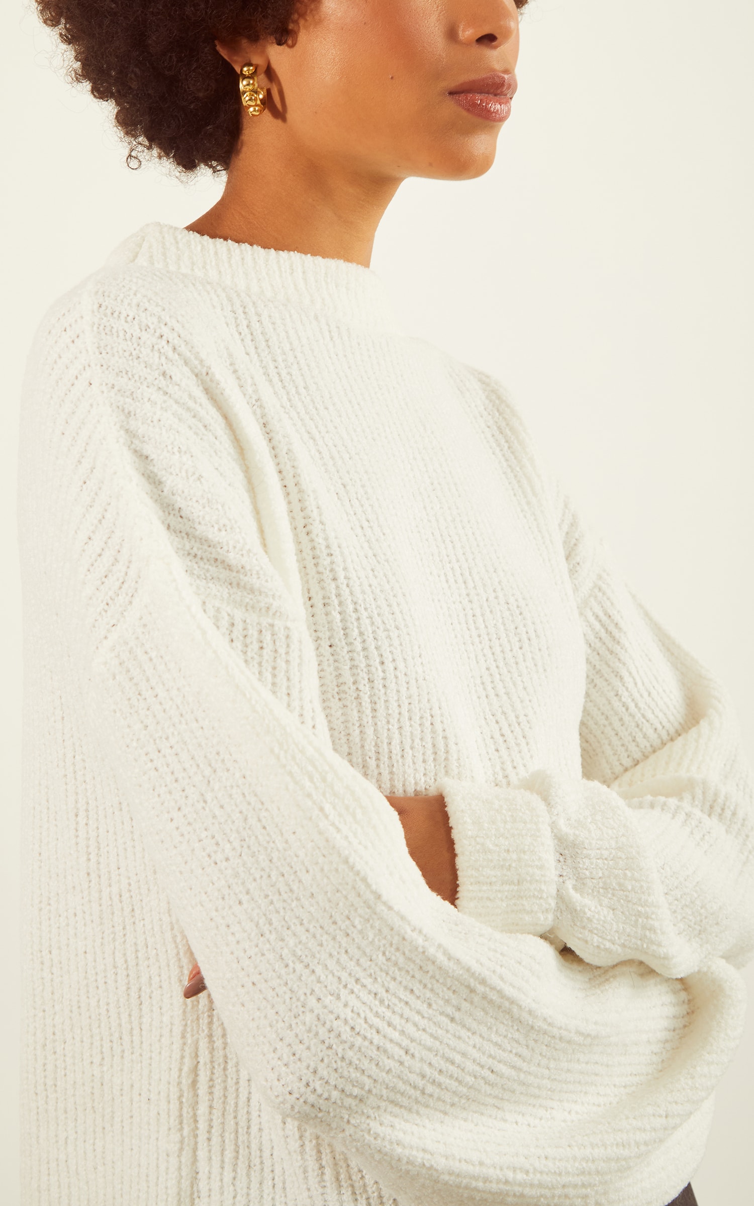 Pull Tricot Basic Off White