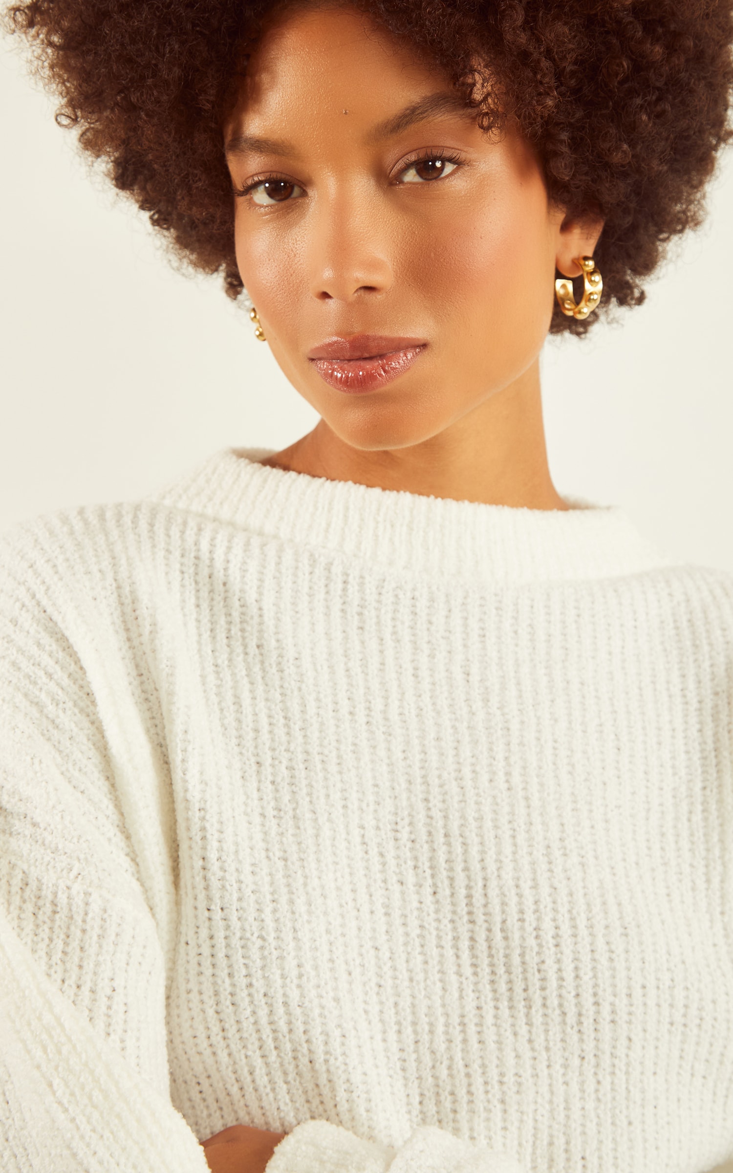 Pull Tricot Basic Off White