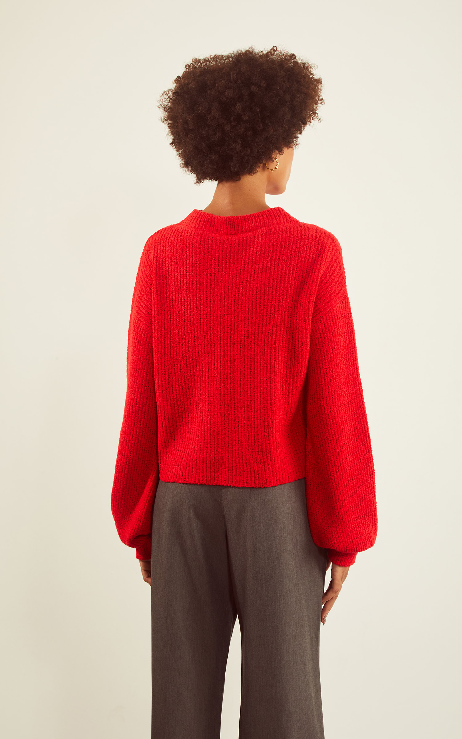 Pull Tricot Basic Vermelho