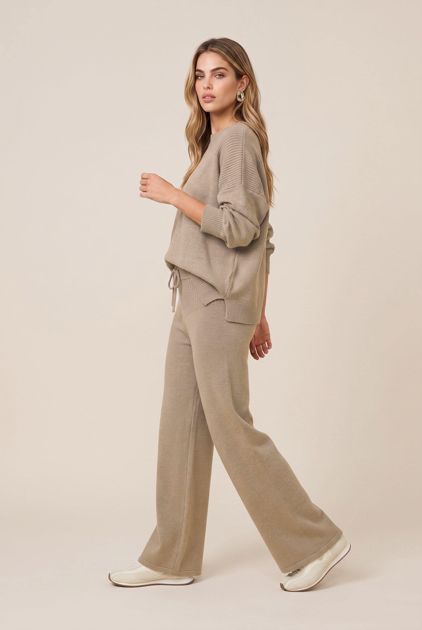 Pull Tricot Comfy Caqui