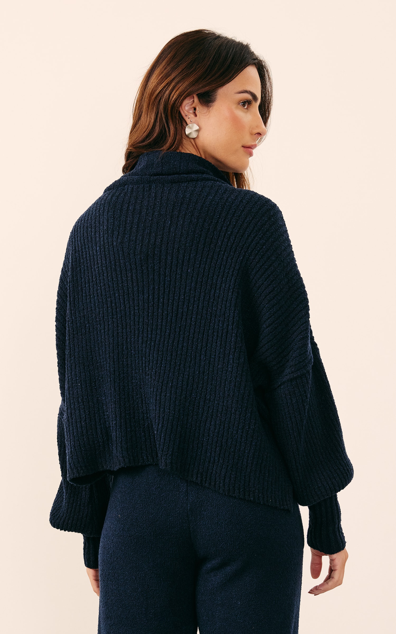Pull Tricot Comfy Marinho