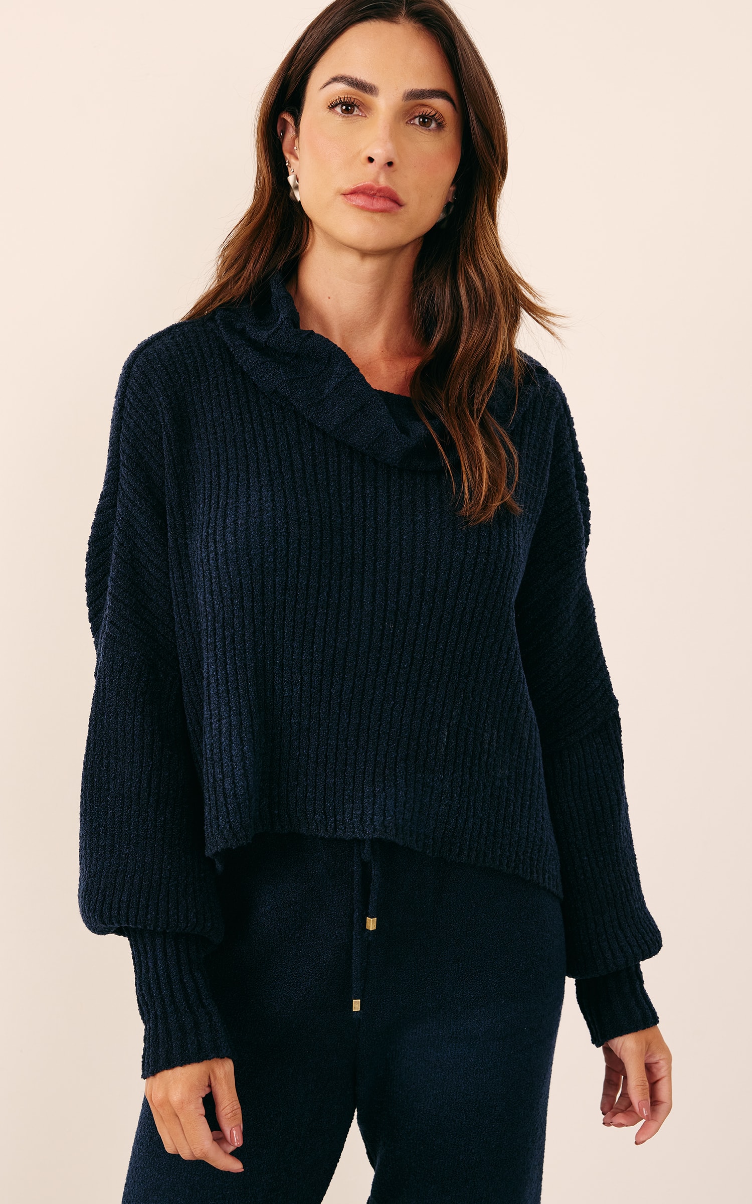Pull Tricot Comfy Marinho